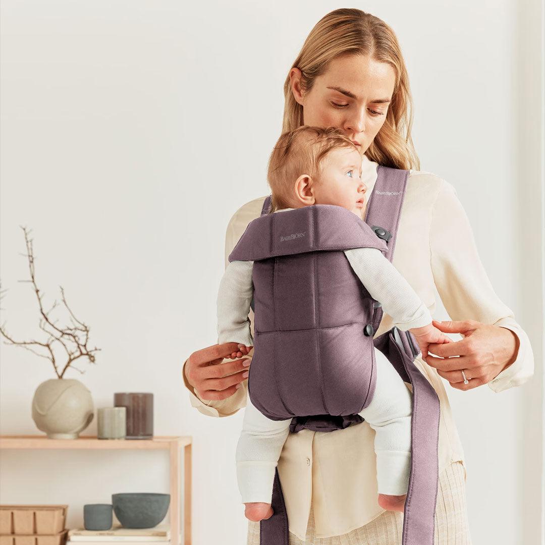  BabyBjörn Mini Cotton Baby Carrier - Dark Purple、mySite、merchandisen