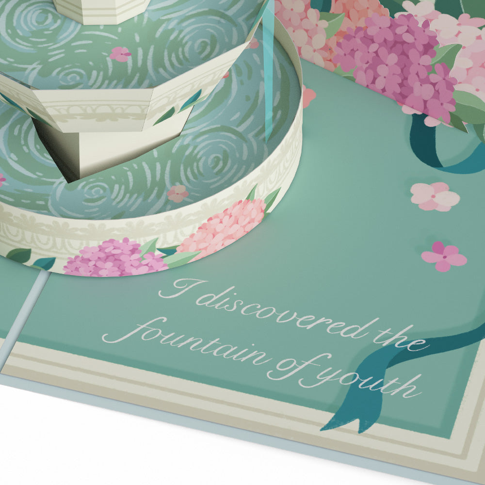 Fountain of Youth Birthday Pop-Up Card、mySite、solidvoid