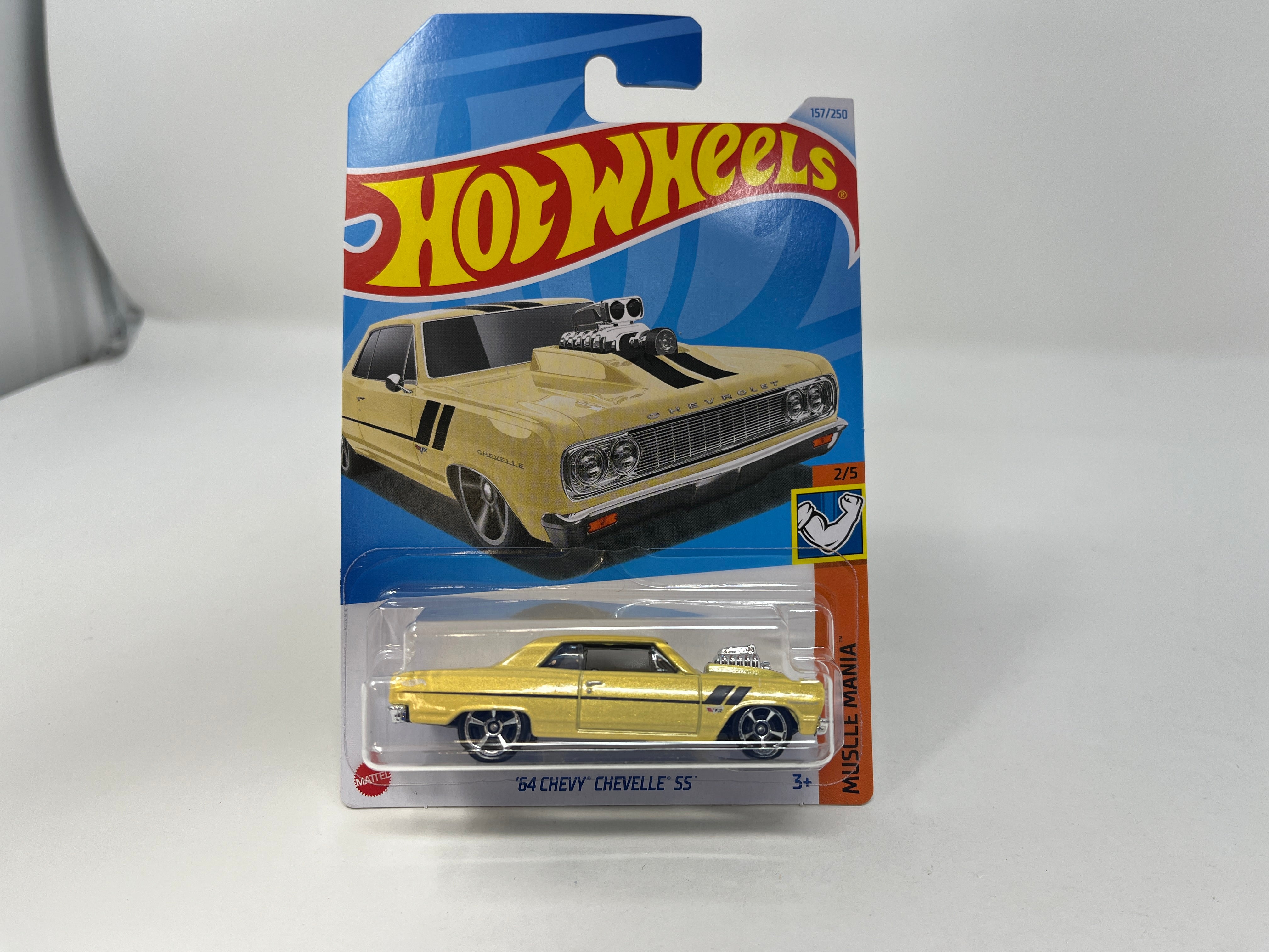 '64 Chevy Chevelle SS #157 * Yellow * 2024 Hot Wheels Case P、mySite、hgirdovlk