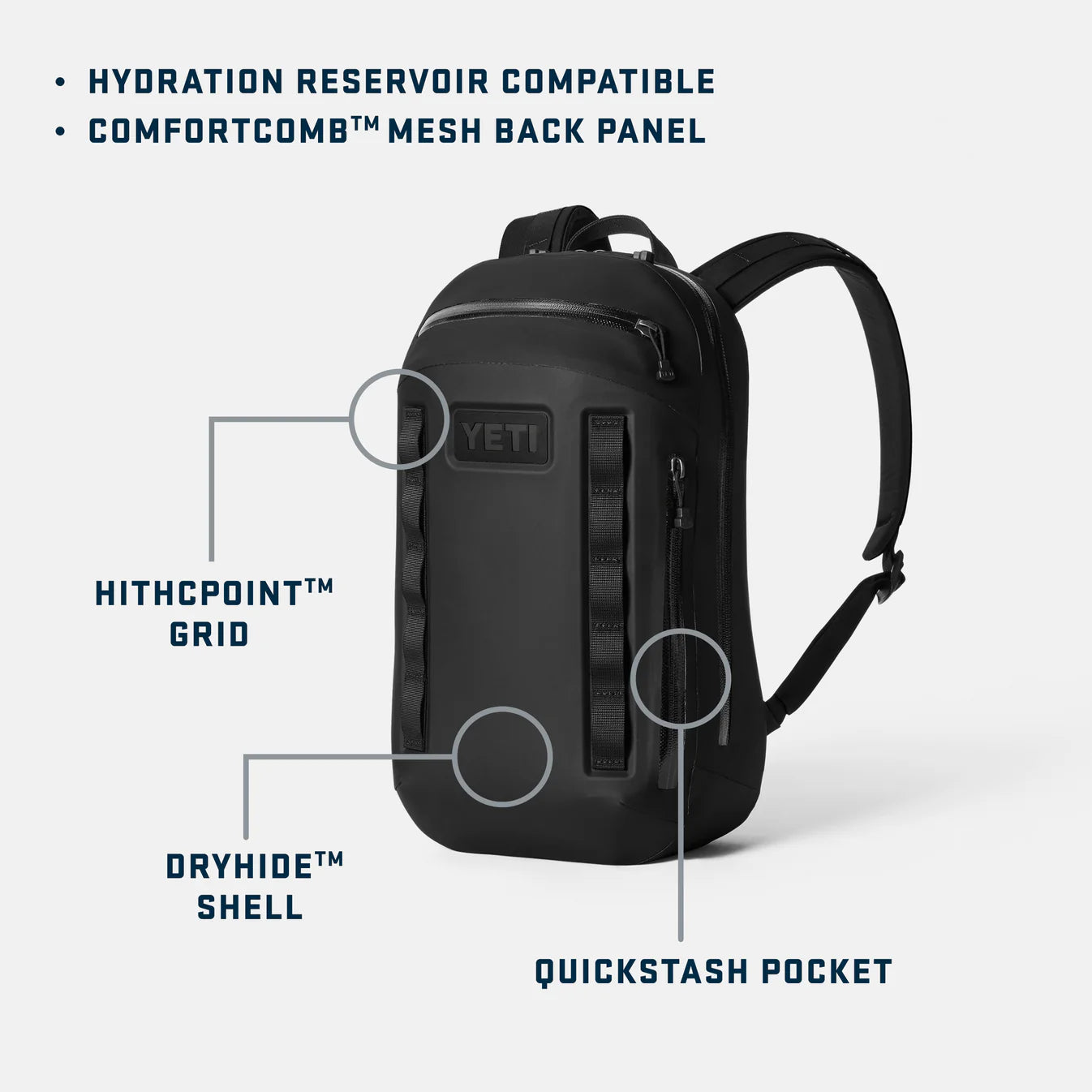 YETI Cayo Backpack 25L、mySite、noshort