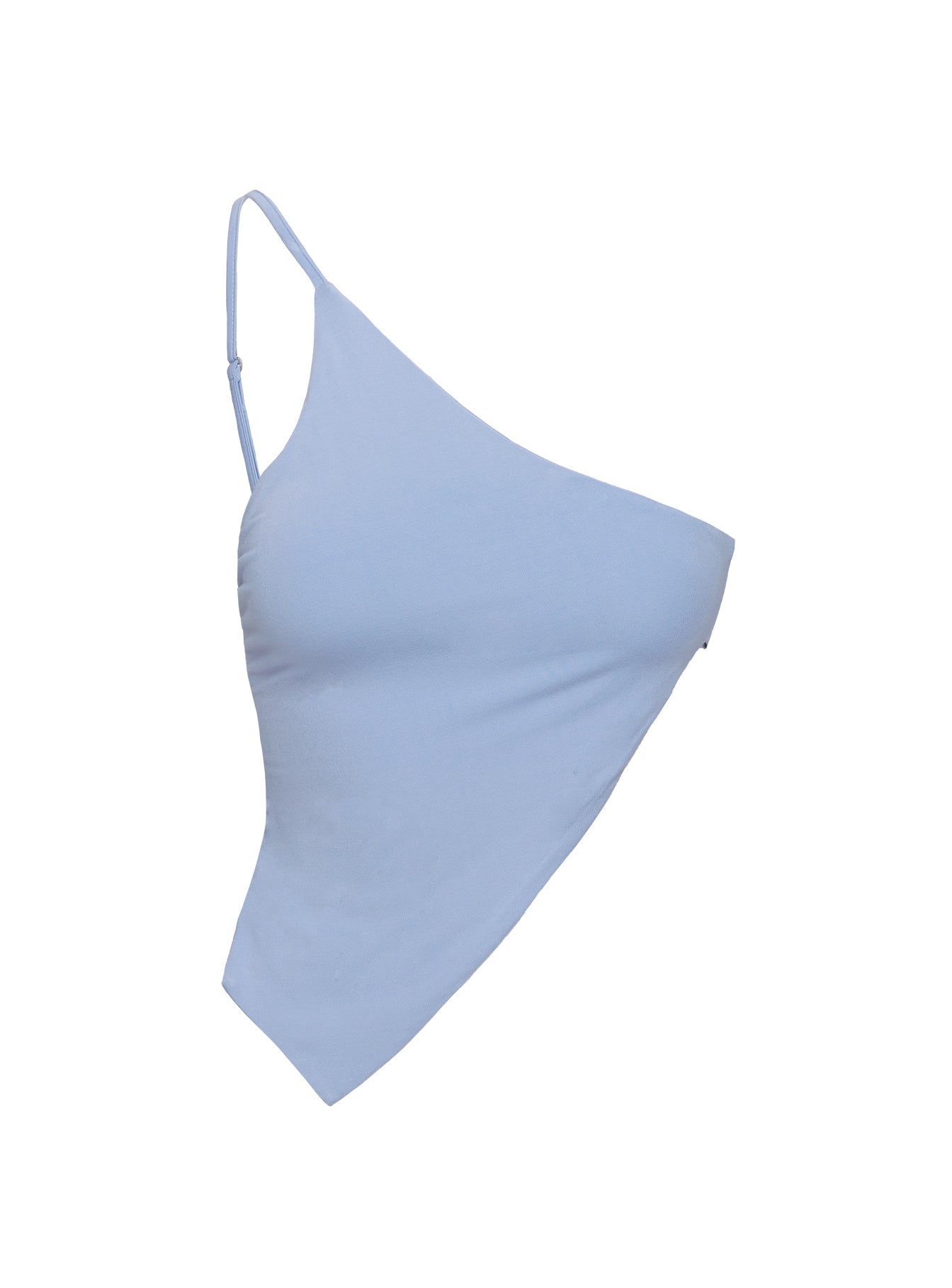 Talfourd One Shoulder Top Blue、mySite、solidvoid