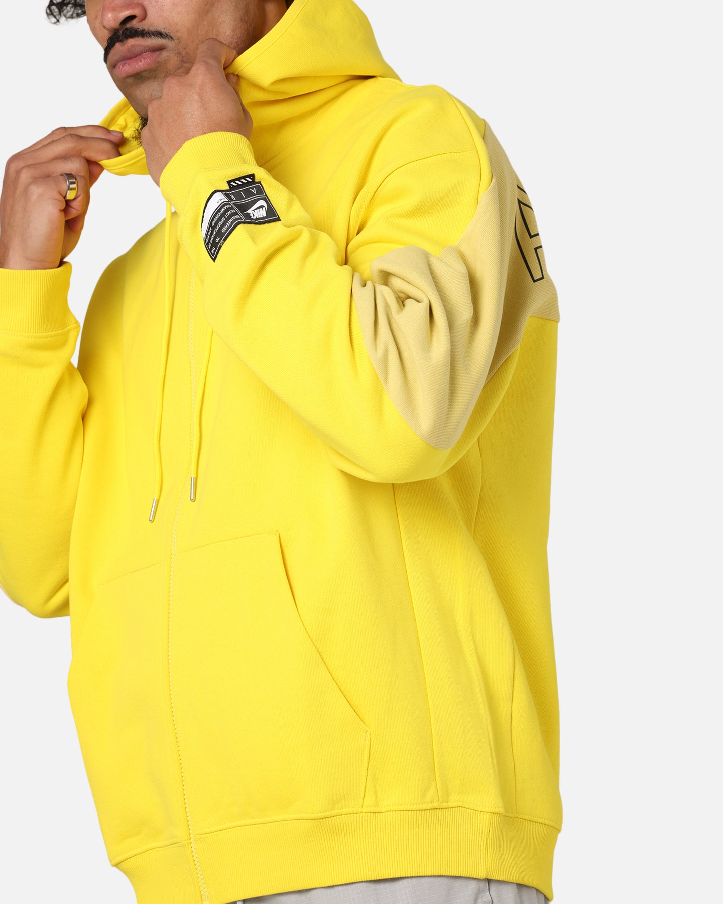 Nike Air Full-Zip Fleece Hoodie Saturn Gold/Black、mySite、zt4zffjzw