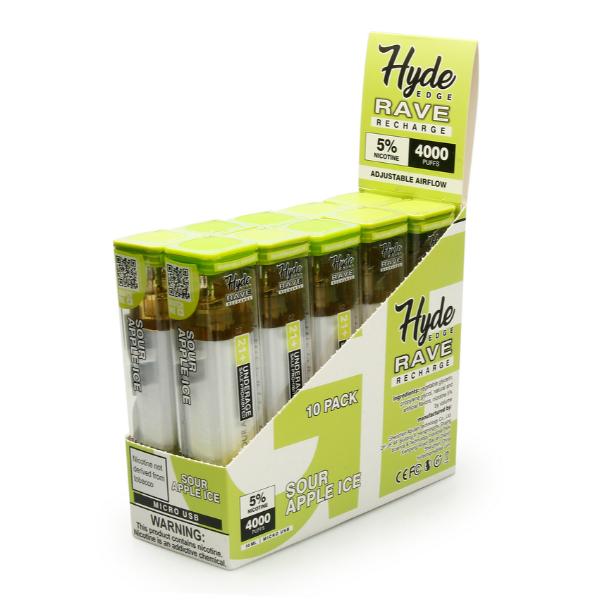 Hyde Edge RAVE Recharge 10 Pack Disposable Vape、mySite、zt4zffjzw