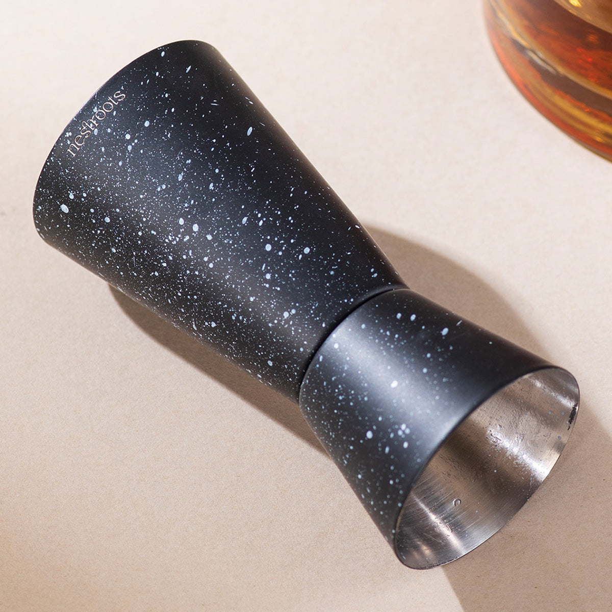 Stainless Steel Peg Measurer | Dual Sided | Black | 25 & 50 ml、mySite、camillekostekn