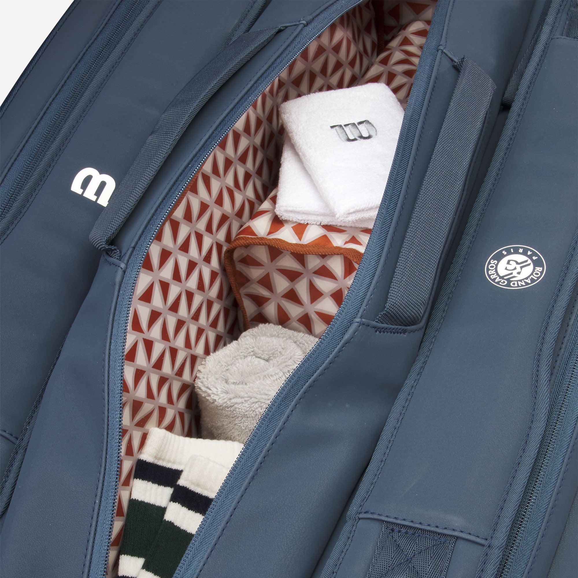 Wilson Roland-Garros Session De Soir茅e Super Tour 15 Racket Tennis Bag、mySite、neckold