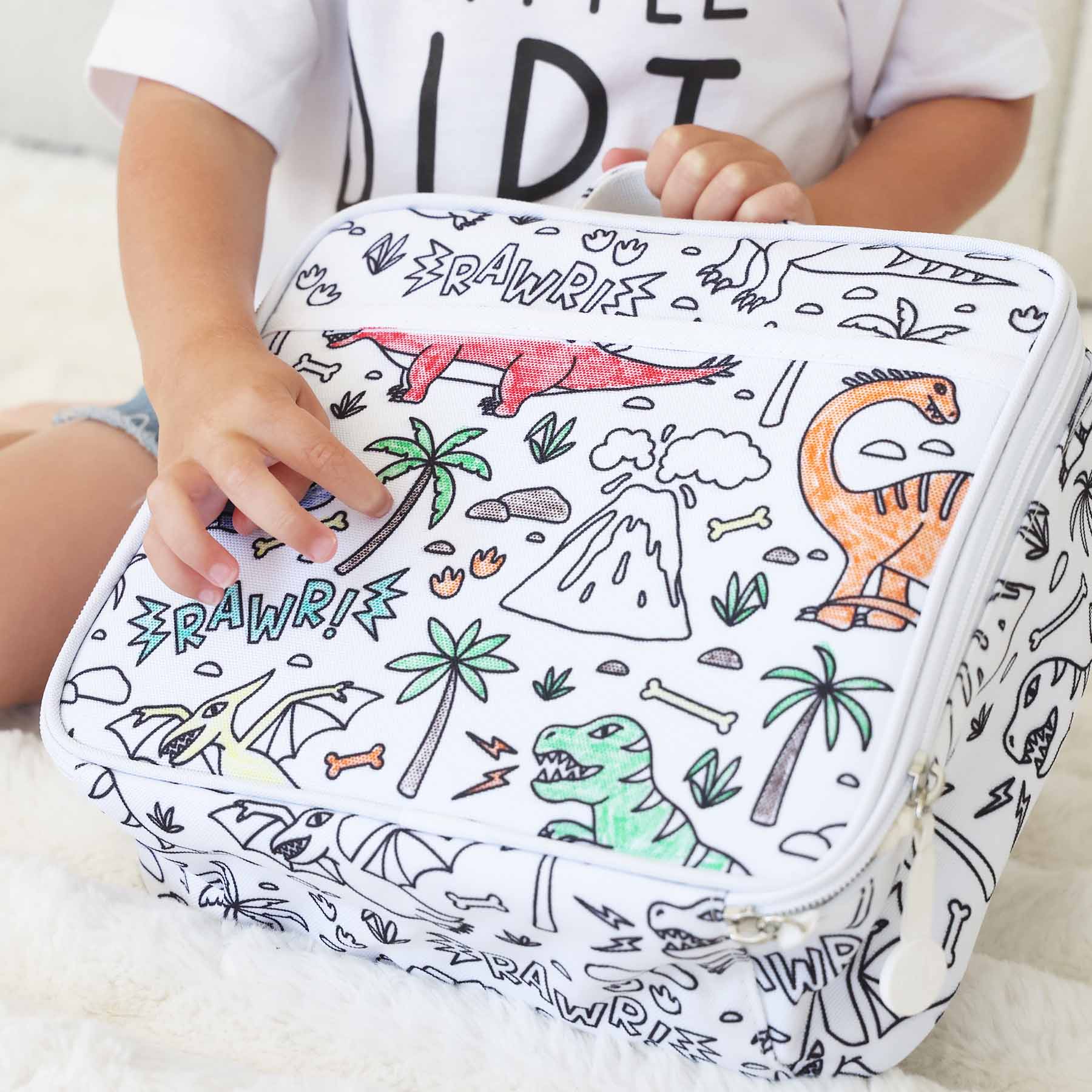  Kids Colorable Lunchbox | Jurassic Playground、mySite、layawaytickets