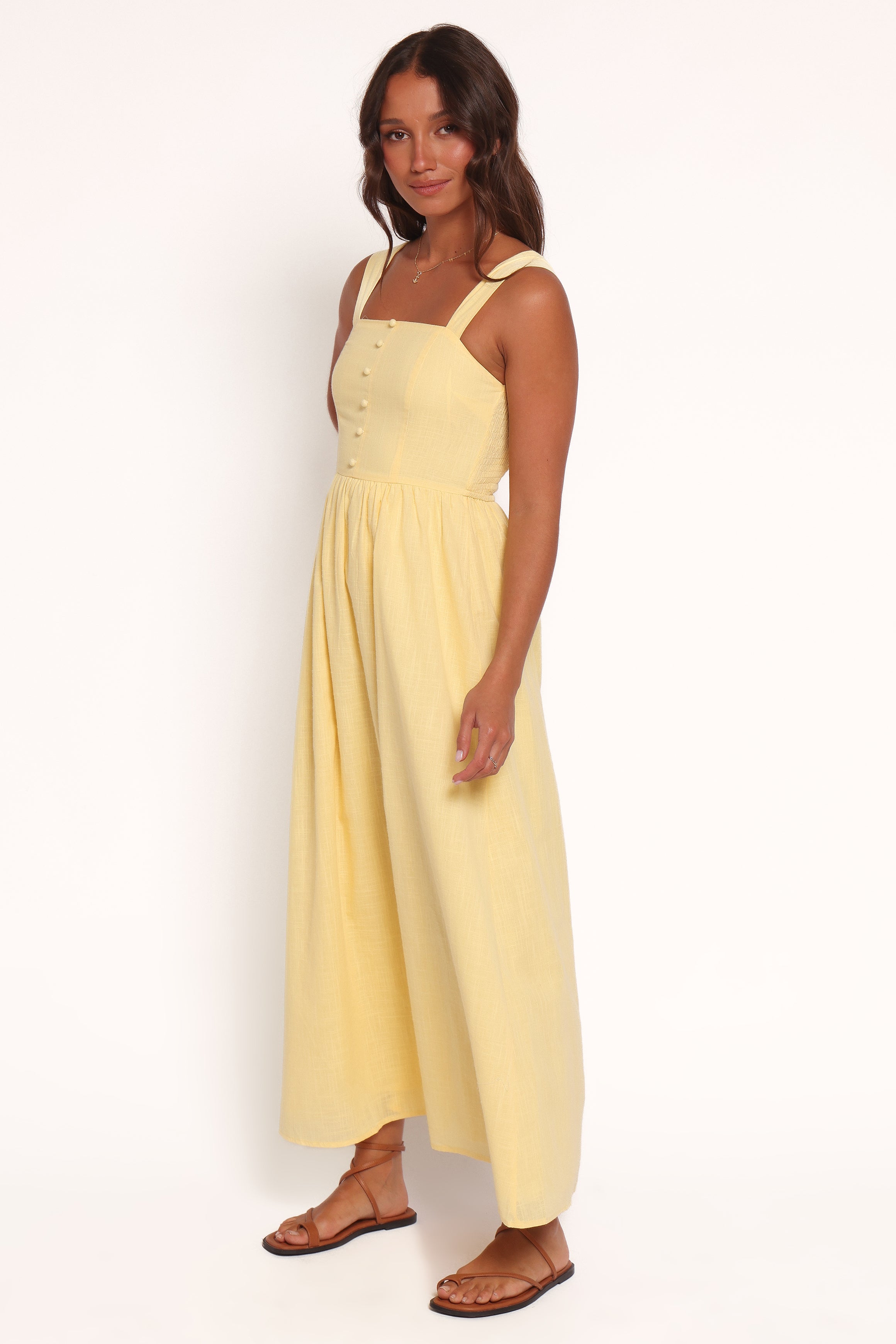  Caty Maxi Dress - Yellow、mySite、sugarbowlscore