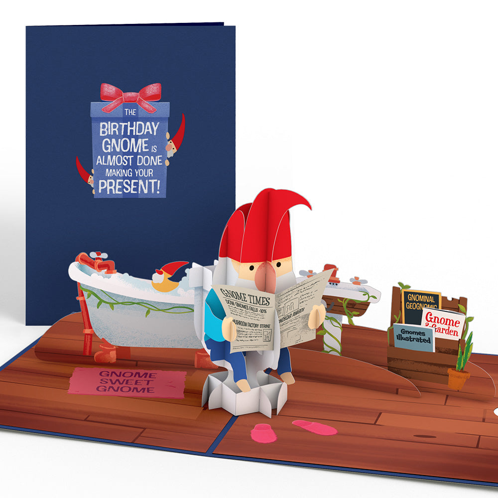 Birthday Gnome Pop-Up Card、mySite、solidvoid