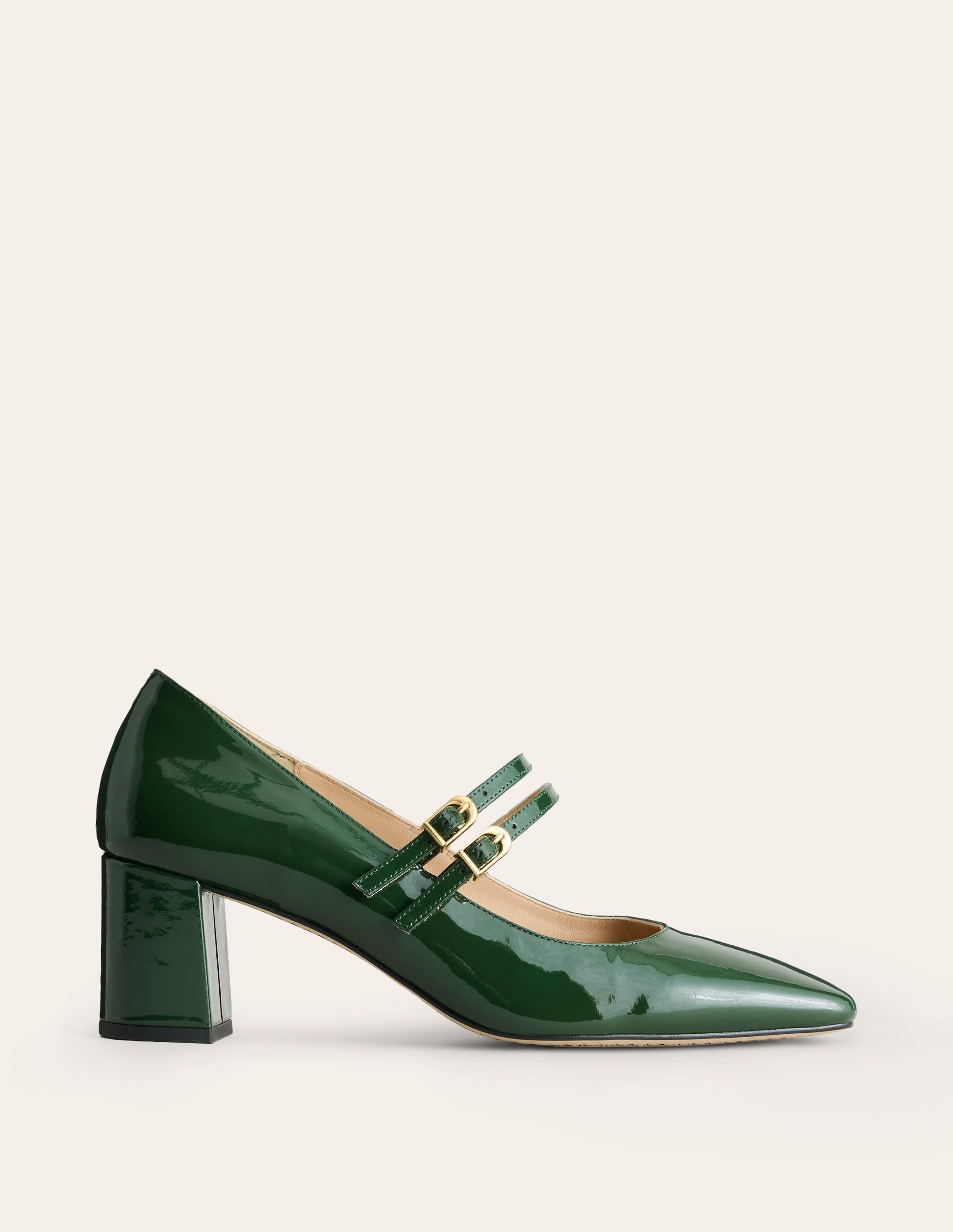  Block Heel Pump-Dark Green Patent、mySite、ashleygrahame