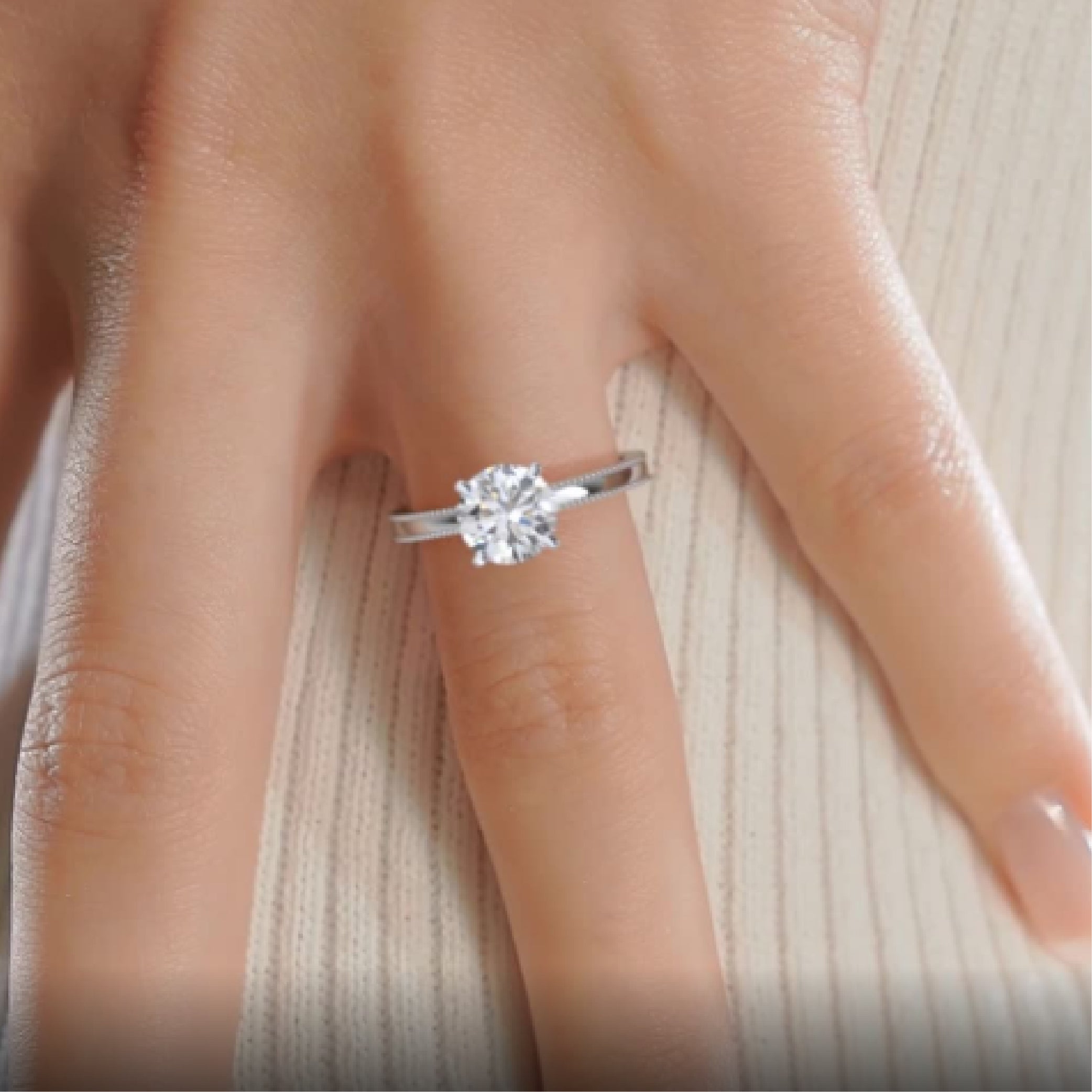 Charlie Diamond Engagement Ring -Platinum、mySite、hinf8tx79