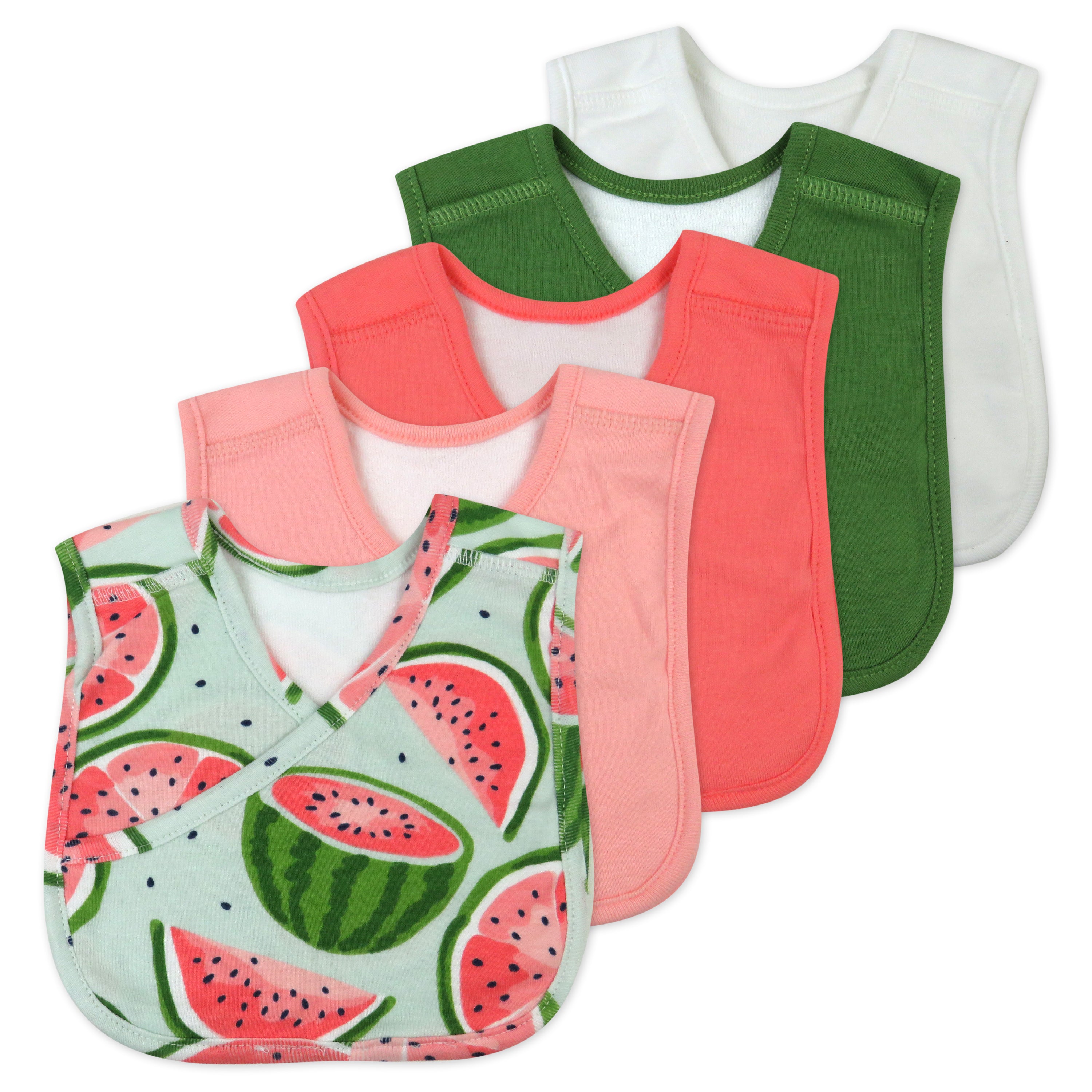  5-Pack Organic Cotton 4 in 1 Reversible Bibs、mySite、layawaytickets