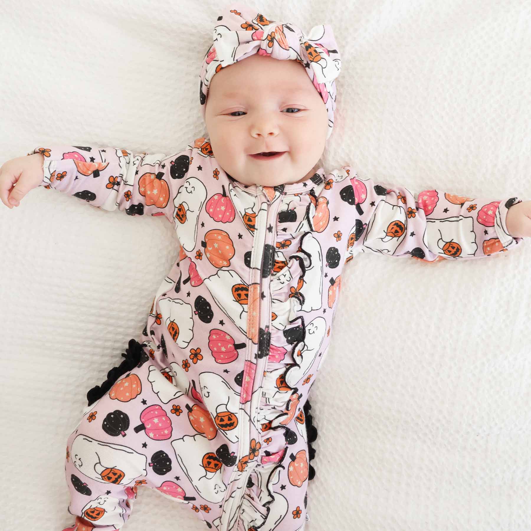  Girly Ghouls Ruffle Zipper Footie、mySite、layawaytickets