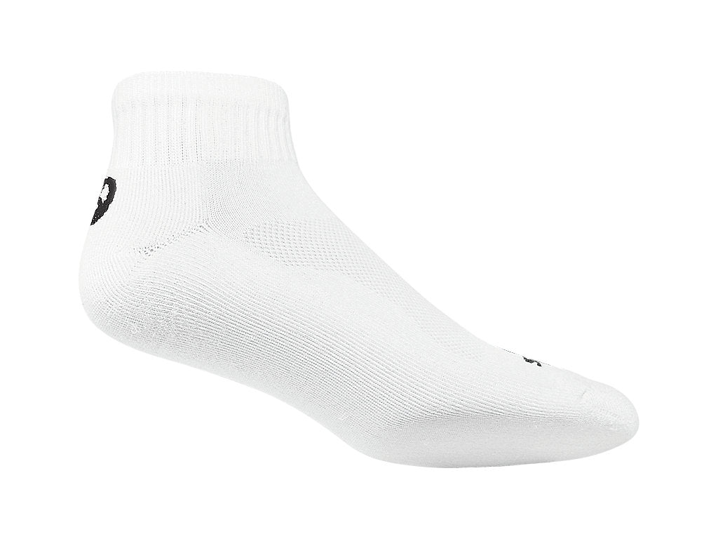 Asics Cushion Quarter Socks 3 Pack (White)