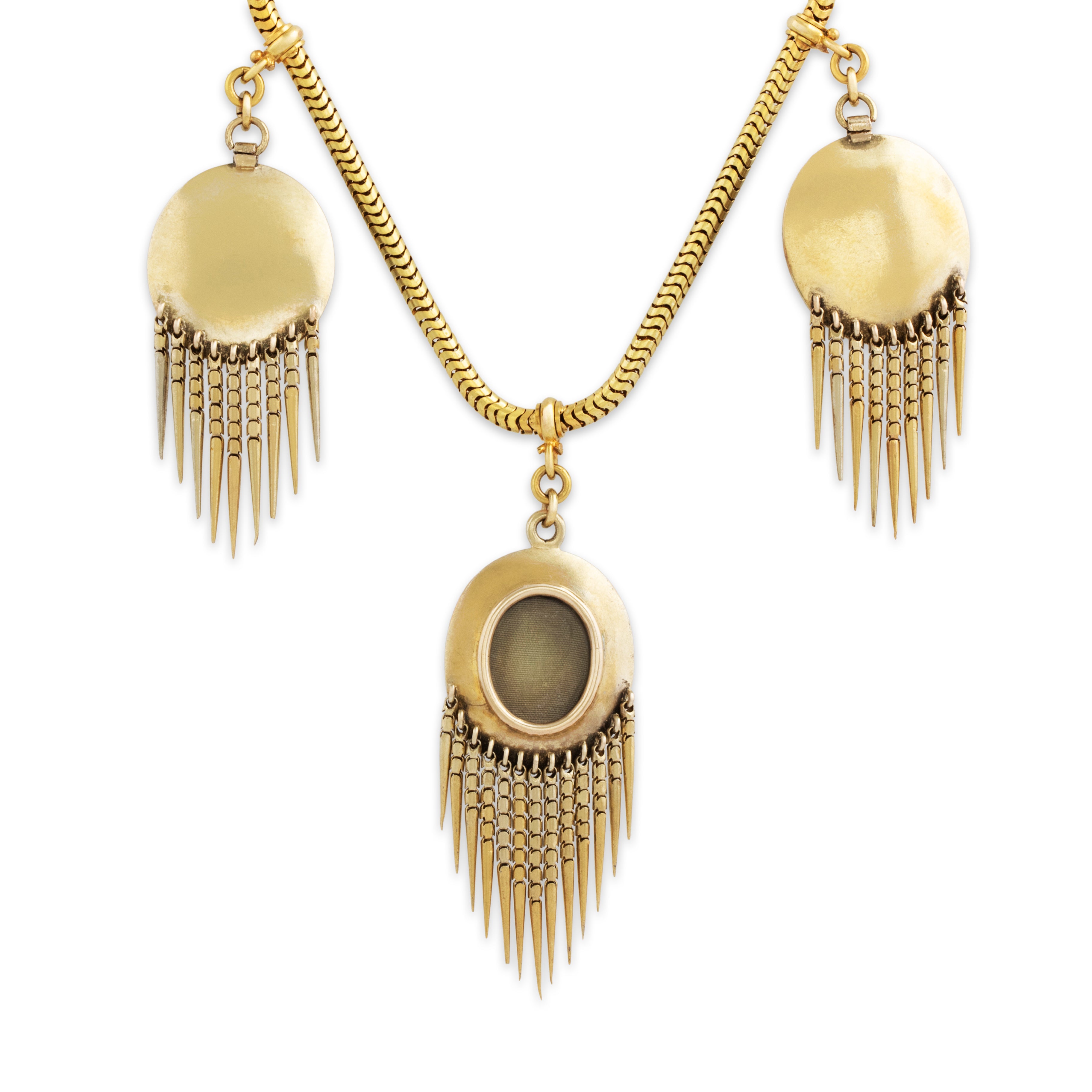 Antique 14k Yellow Gold Garnet Old Mine Diamond Pearl Superb Fringe Necklace 19、mySite、hinf8tx79