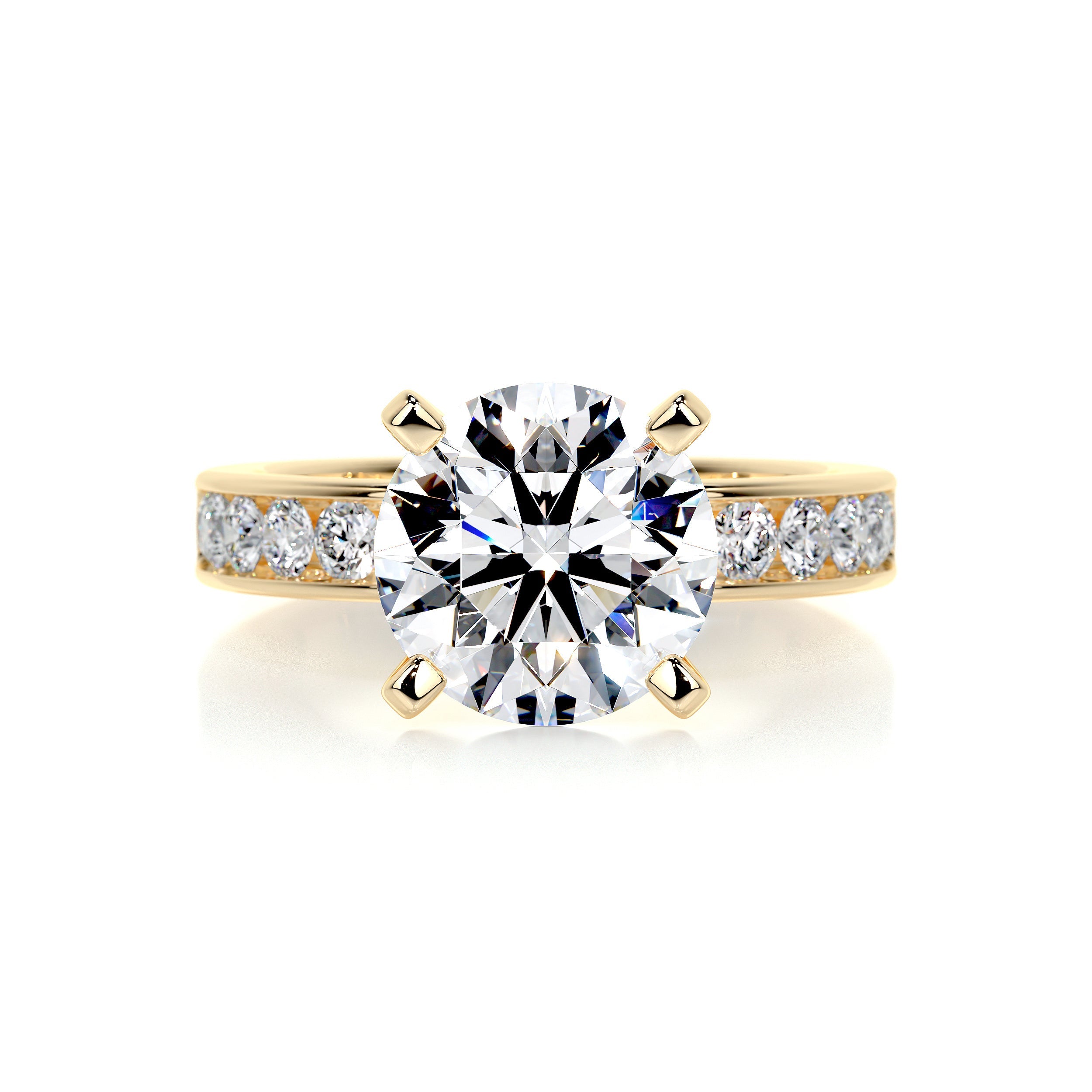 Giselle Diamond Engagement Ring - 18K Yellow Gold、mySite、hinf8tx79