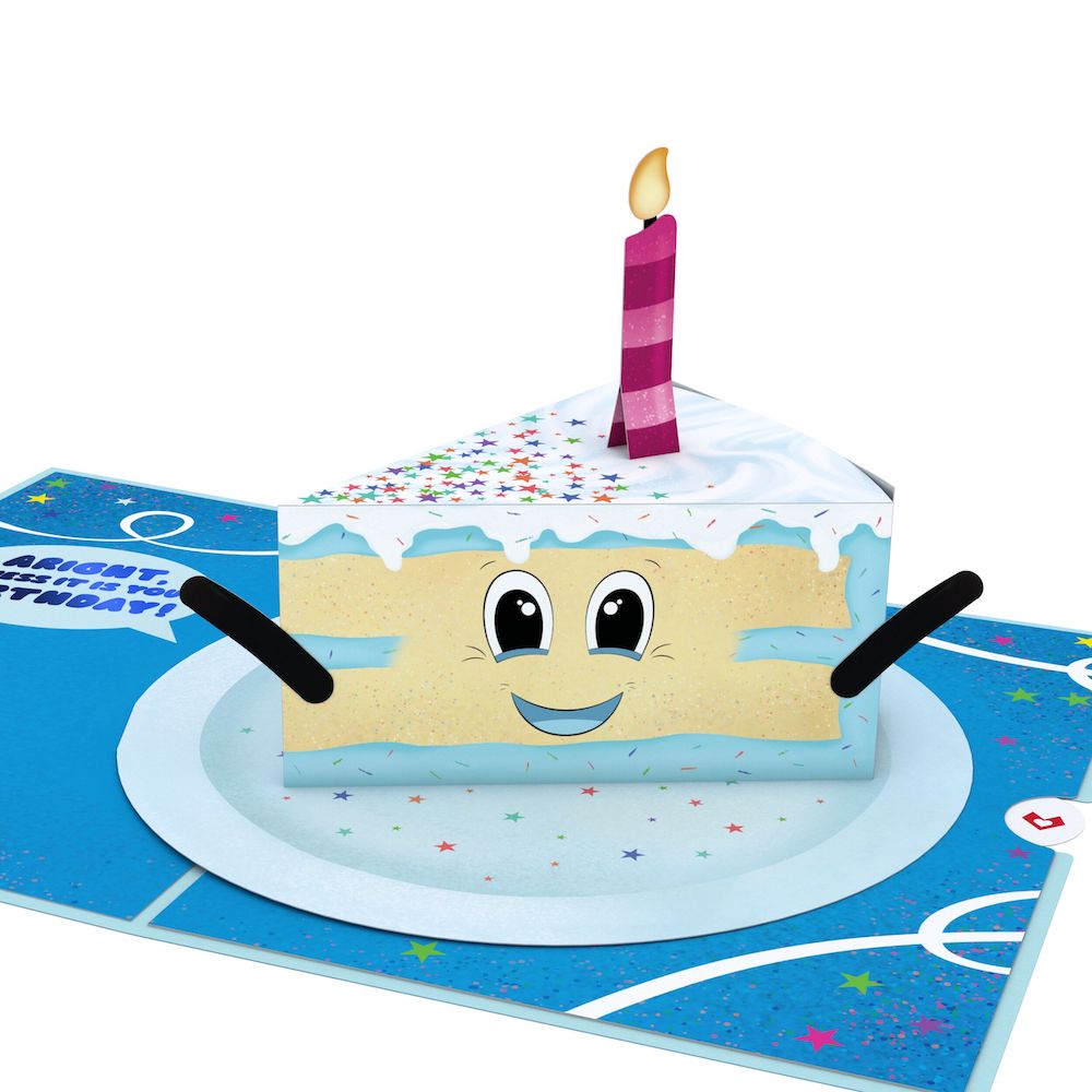 Whimsical 60th Birthday Cake Slice Pop-Up Card and Sentiment Set、mySite、solidvoid