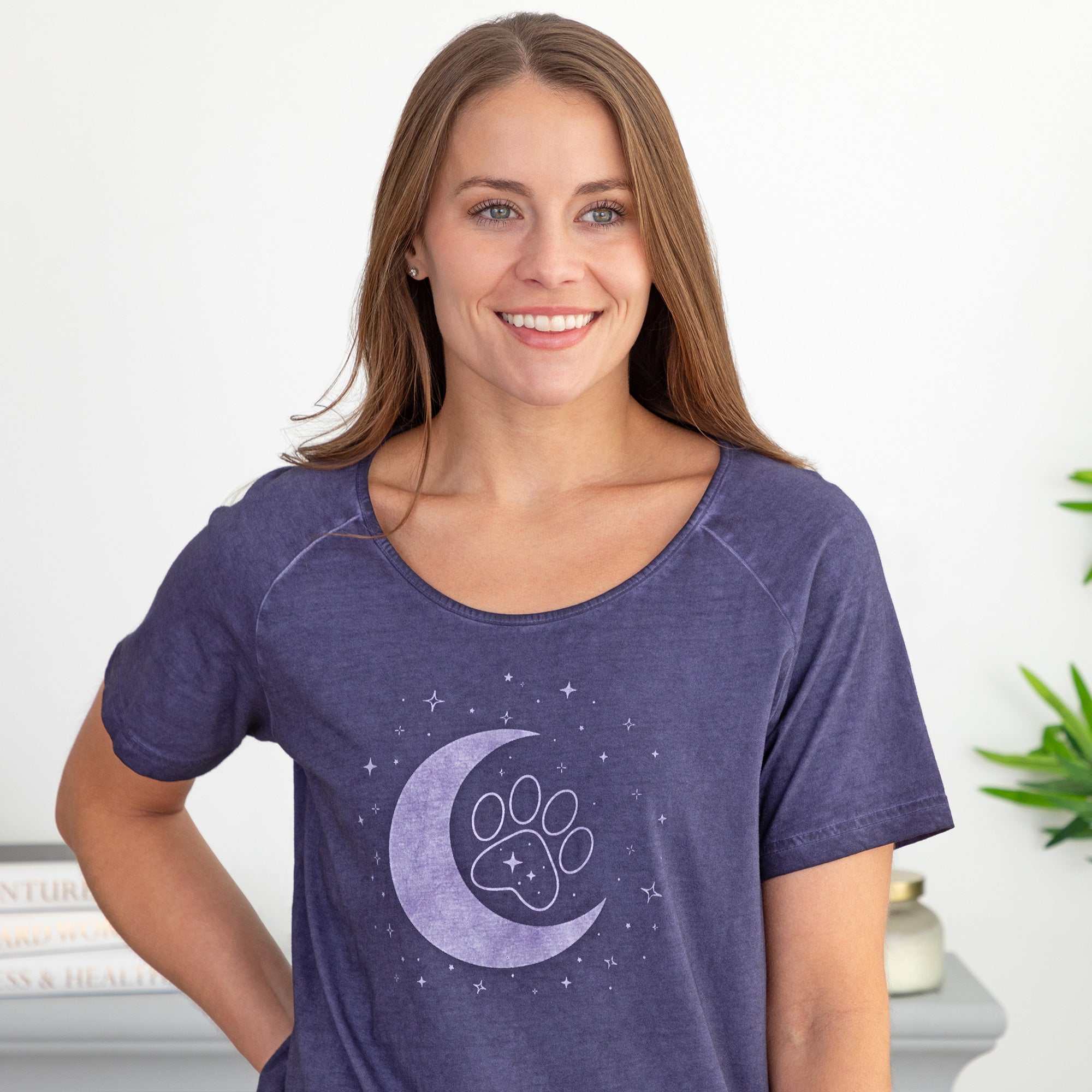 Pet & Moon Acid Wash Tee、mySite、camillekostekn