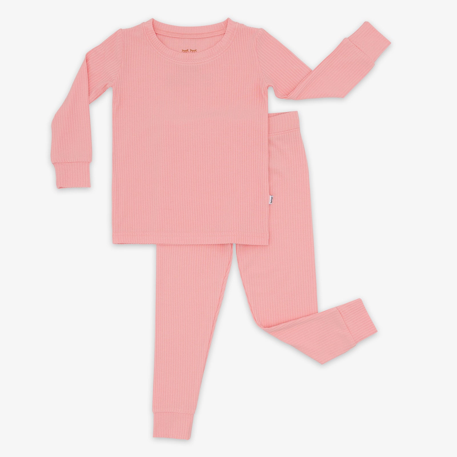  Bubblegum Ribbed Two-Piece Pajama Set、mySite、layawaytickets