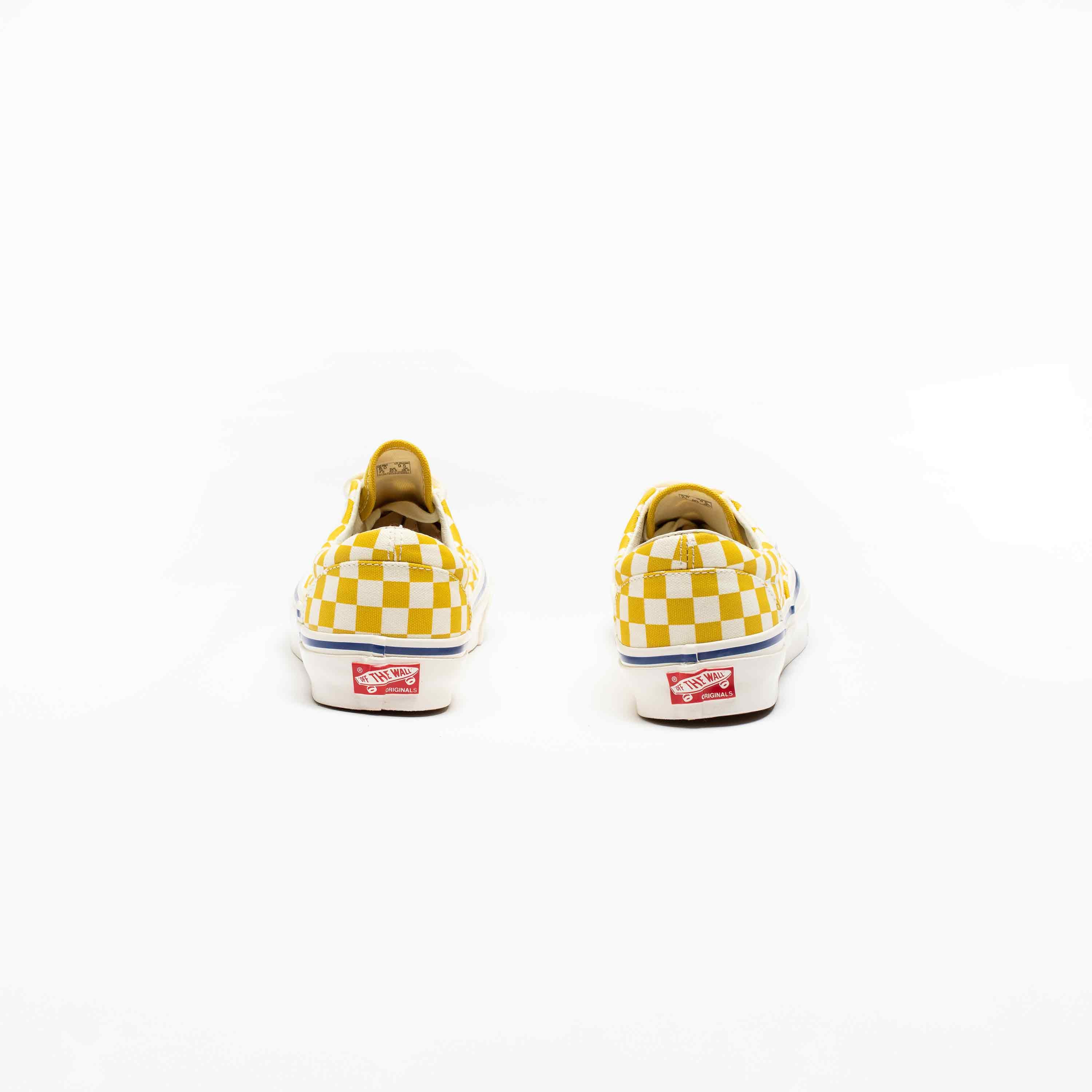 Vault OG Era LX Checkerboard Men's Lifestyle Shoe - Yellow/White、mySite、dreamappss