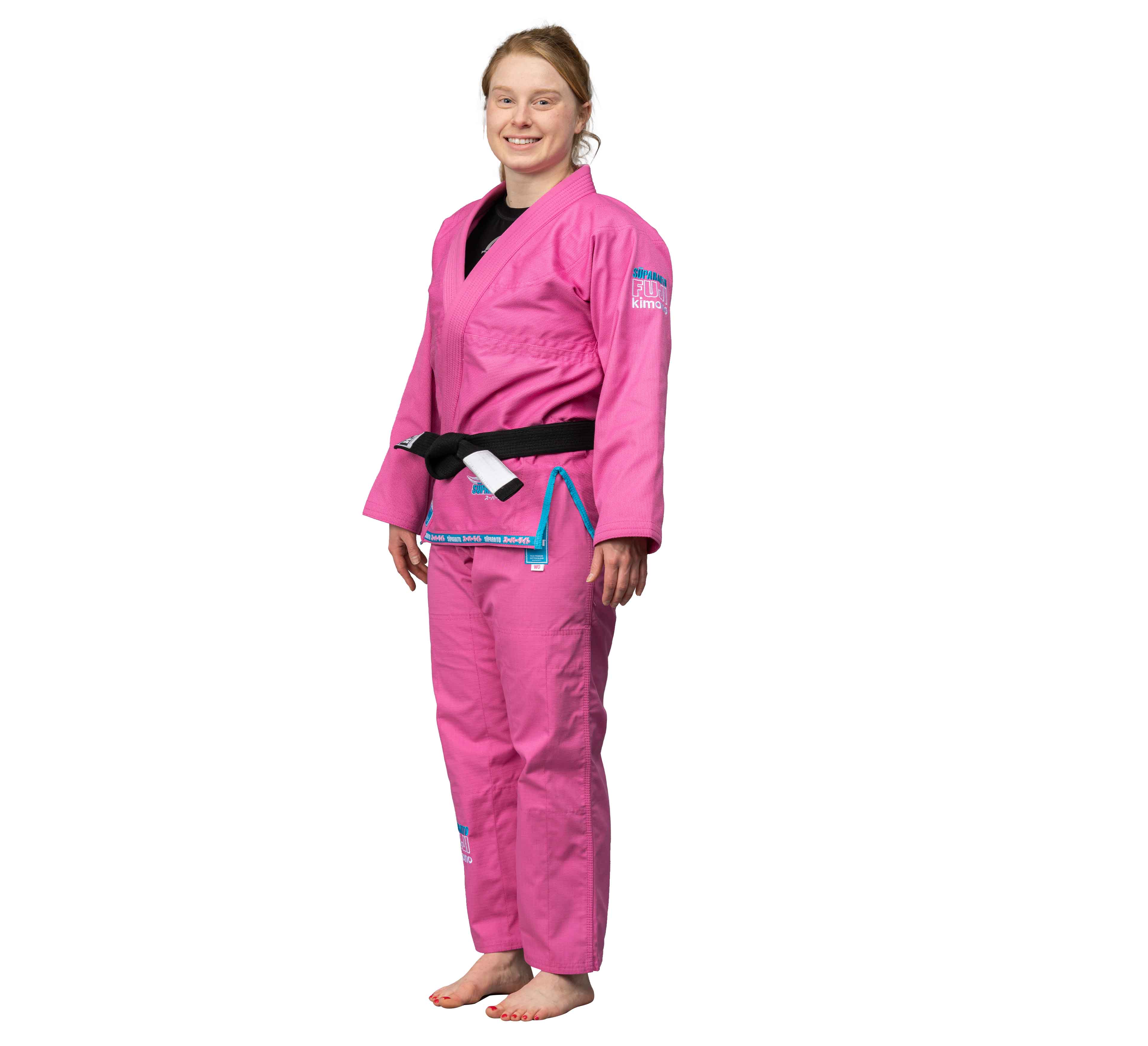 Suparaito Womens BJJ Gi Pink Blue、mySite、gigharbornorthrealestate