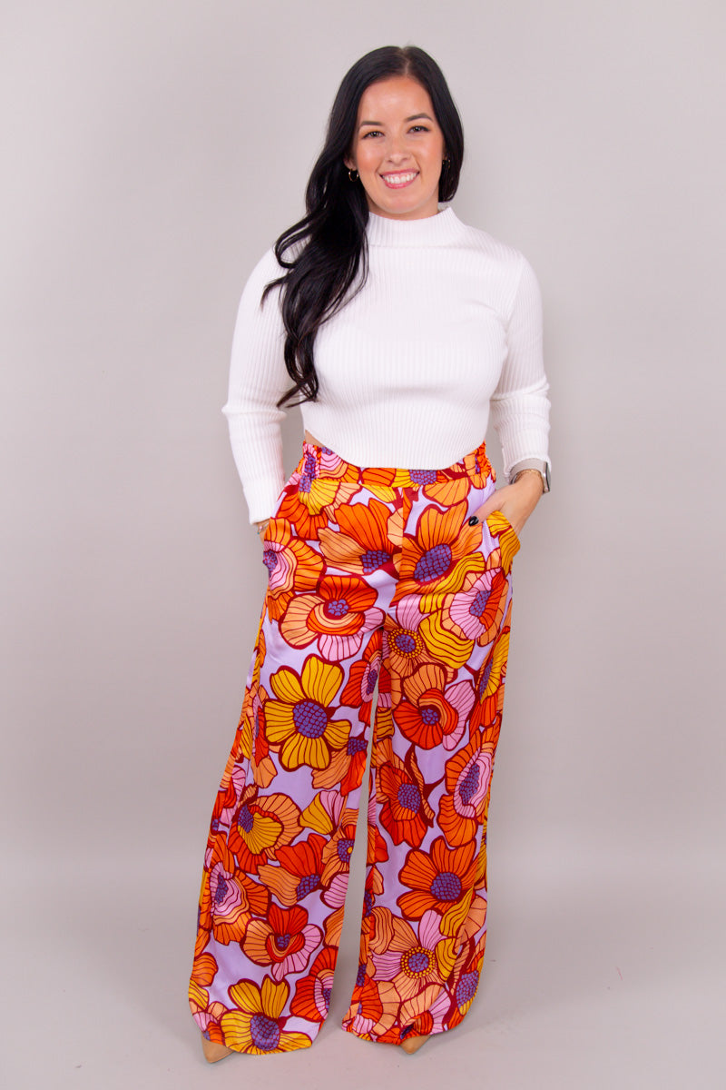 Cora Flowy Pants - Groovy Blooms - FINAL SALE、mySite、hinf8tx79
