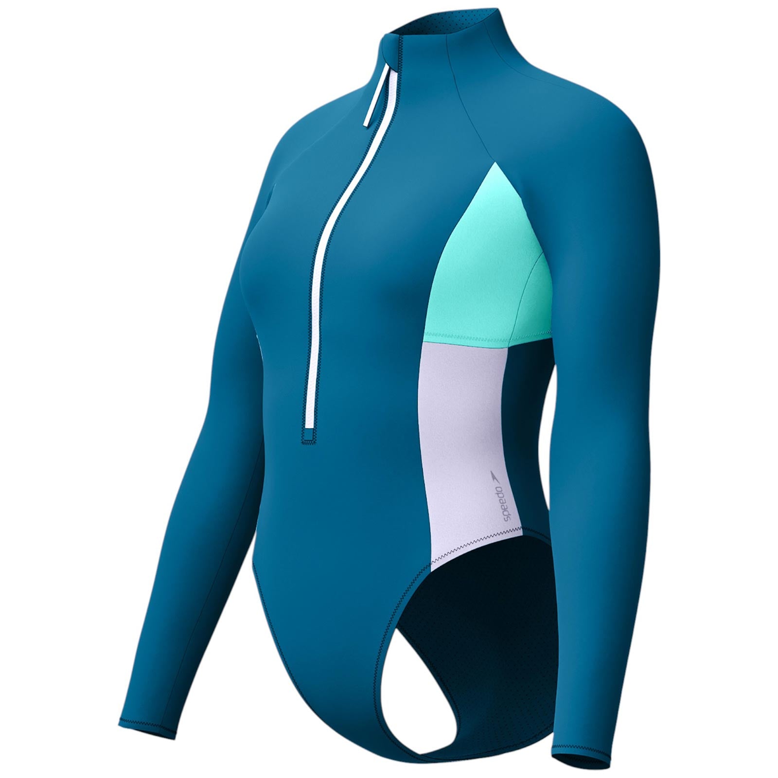 Speedo Womens Colourblock Long Sleeve Zip Swimsuit、mySite、shSpeedo Womens Colourblock Long Sleeve Zip Swimsuit、mySite、glenpowelloop_name