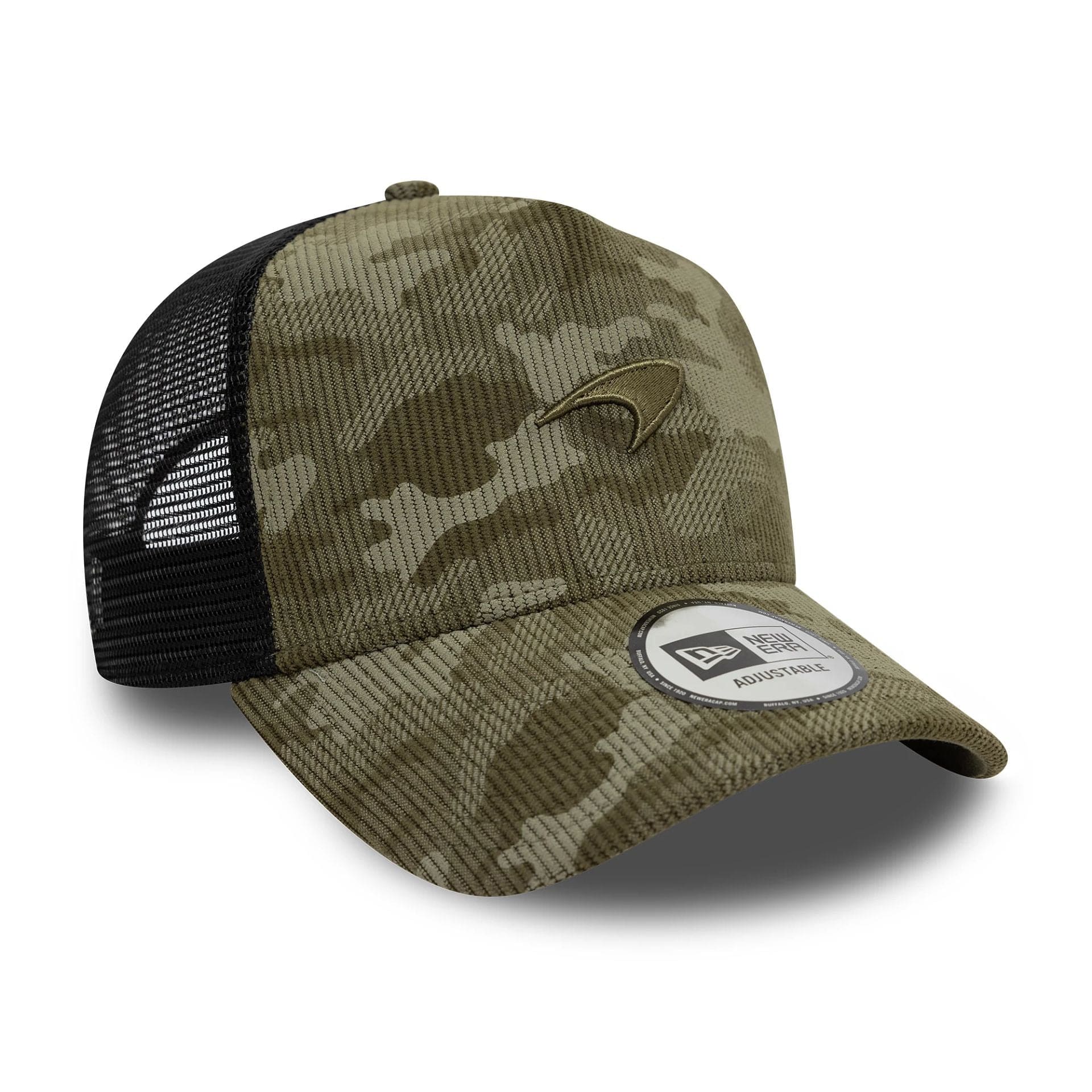 McLaren Racing Cord Camo Green 9FORTY A-Frame Trucker Hat、mySite、vikingsvslions