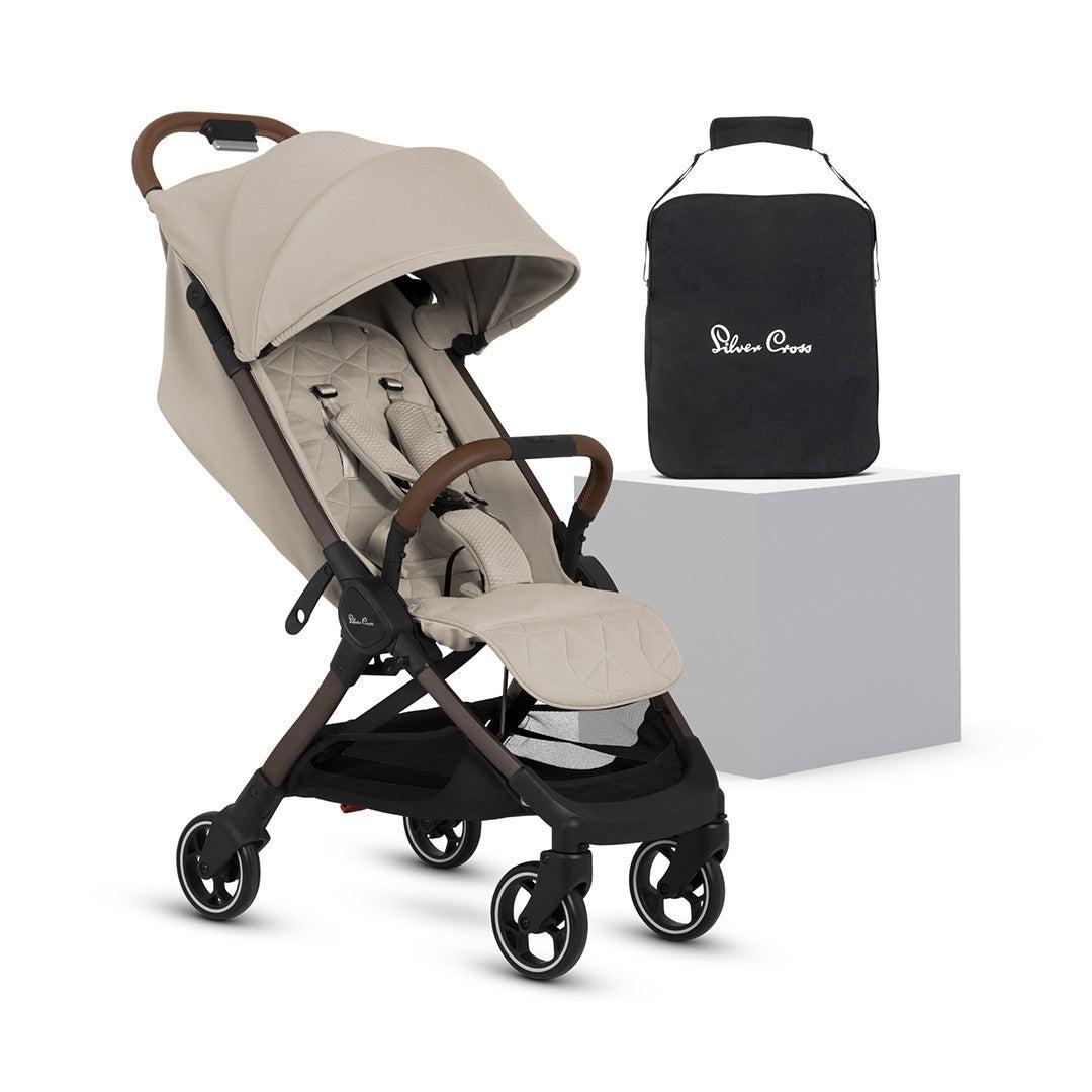  Outlet - Silver Cross Clic 2 Compact Stroller - Latte、mySite、merchandisen