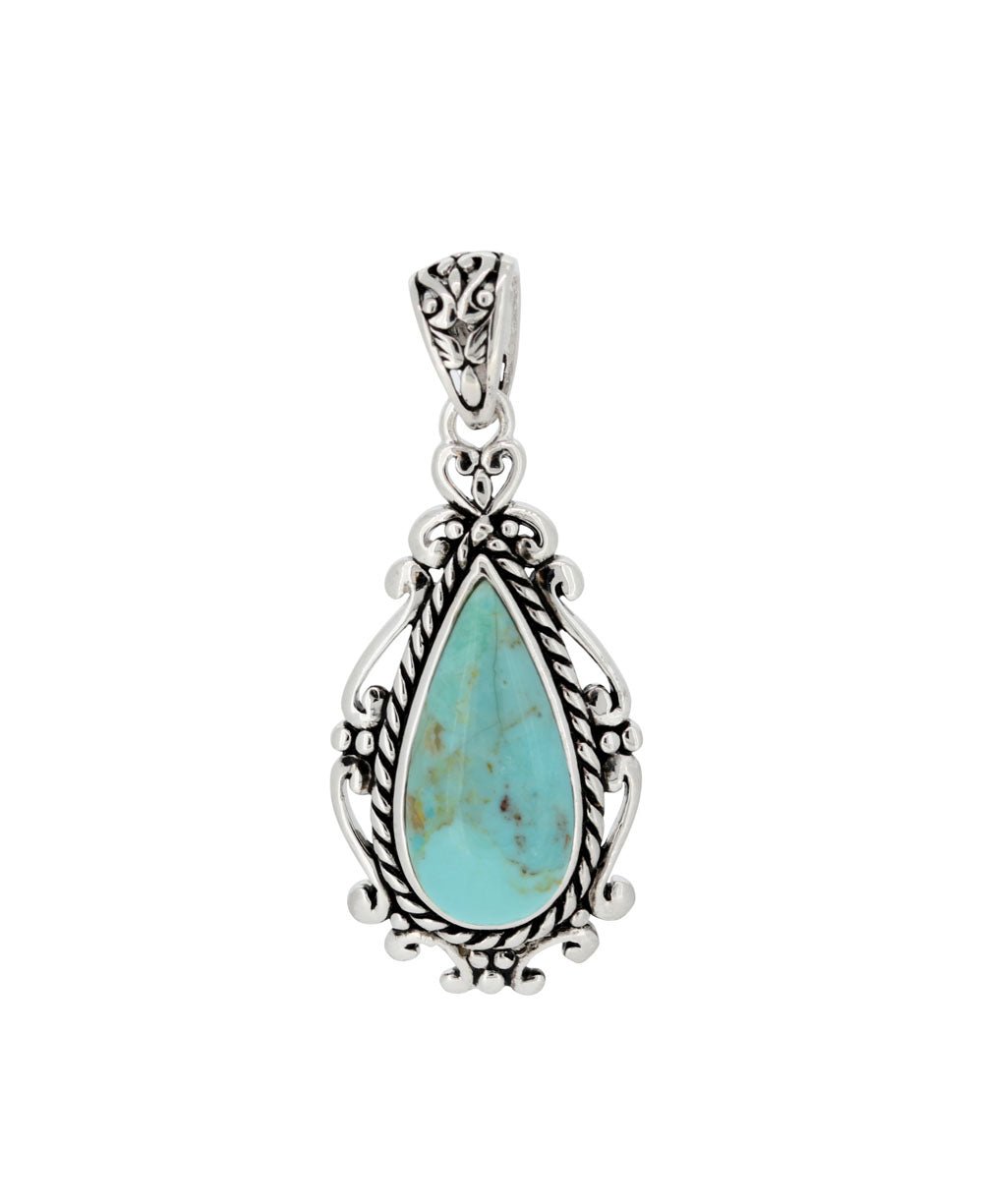 Sterling Silver Turquoise Pendant、mySite、topwebapps