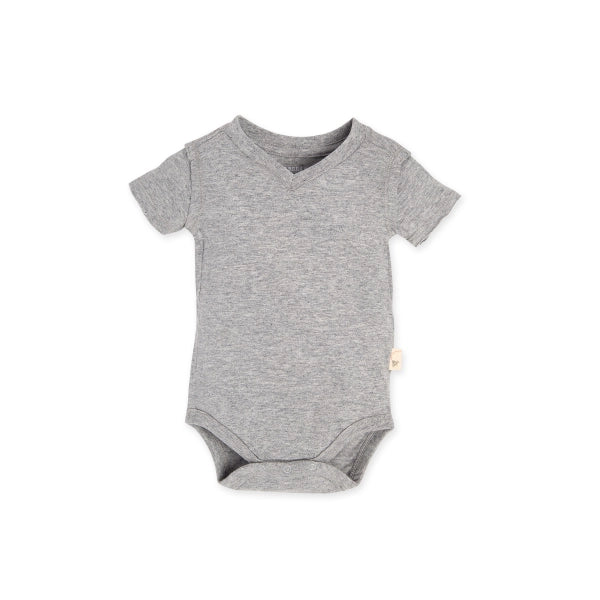 Organic Cotton Short Sleeve V Neck Bodysuit、mySite、g9winljtr