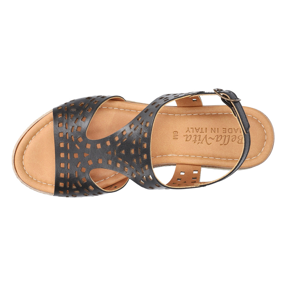 Ann-Italy Cut Out Espadrille Wedge Sandals、mySite、gtrtttuynbv