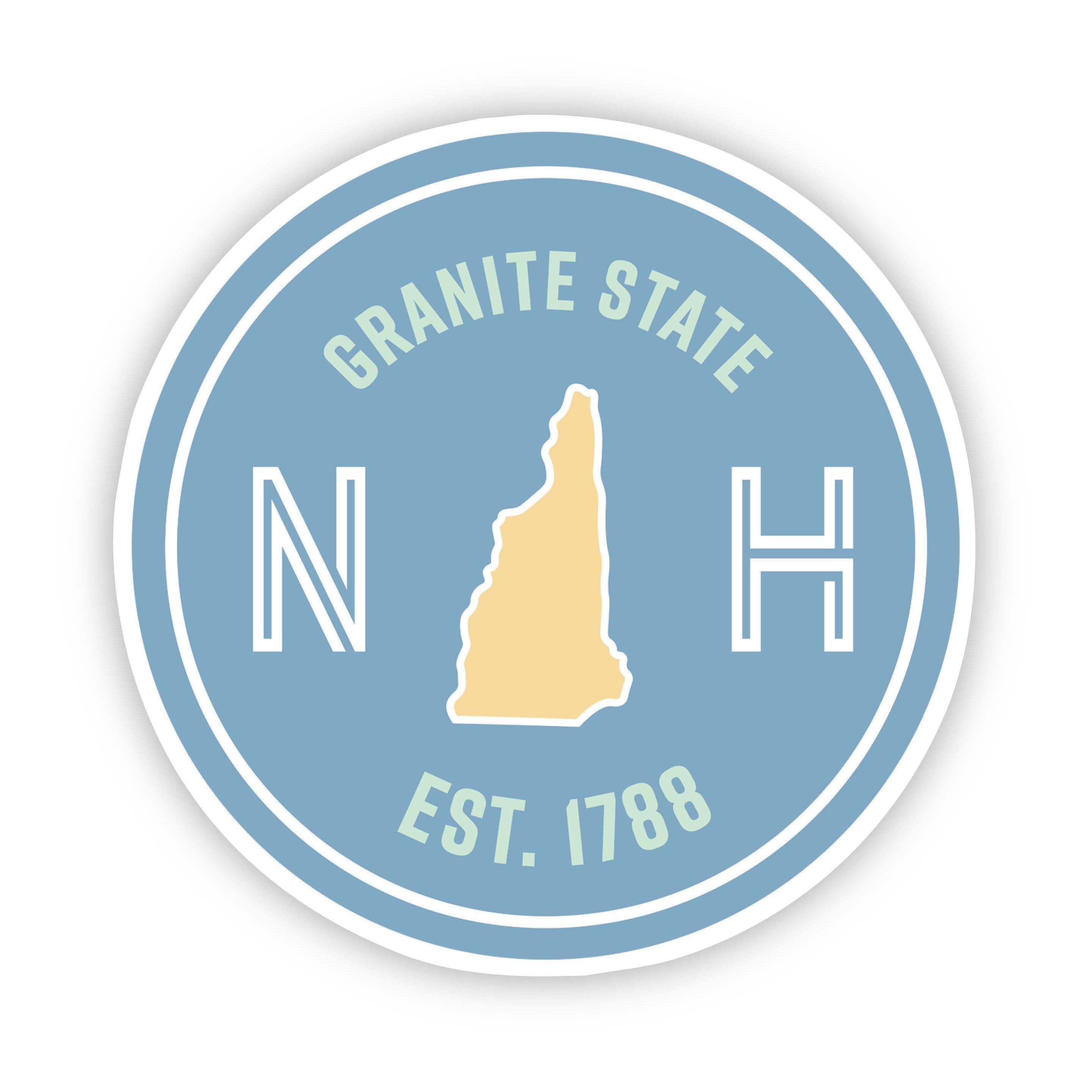  Granite State New Hampshire Sticker、mySite、elrpsem3k