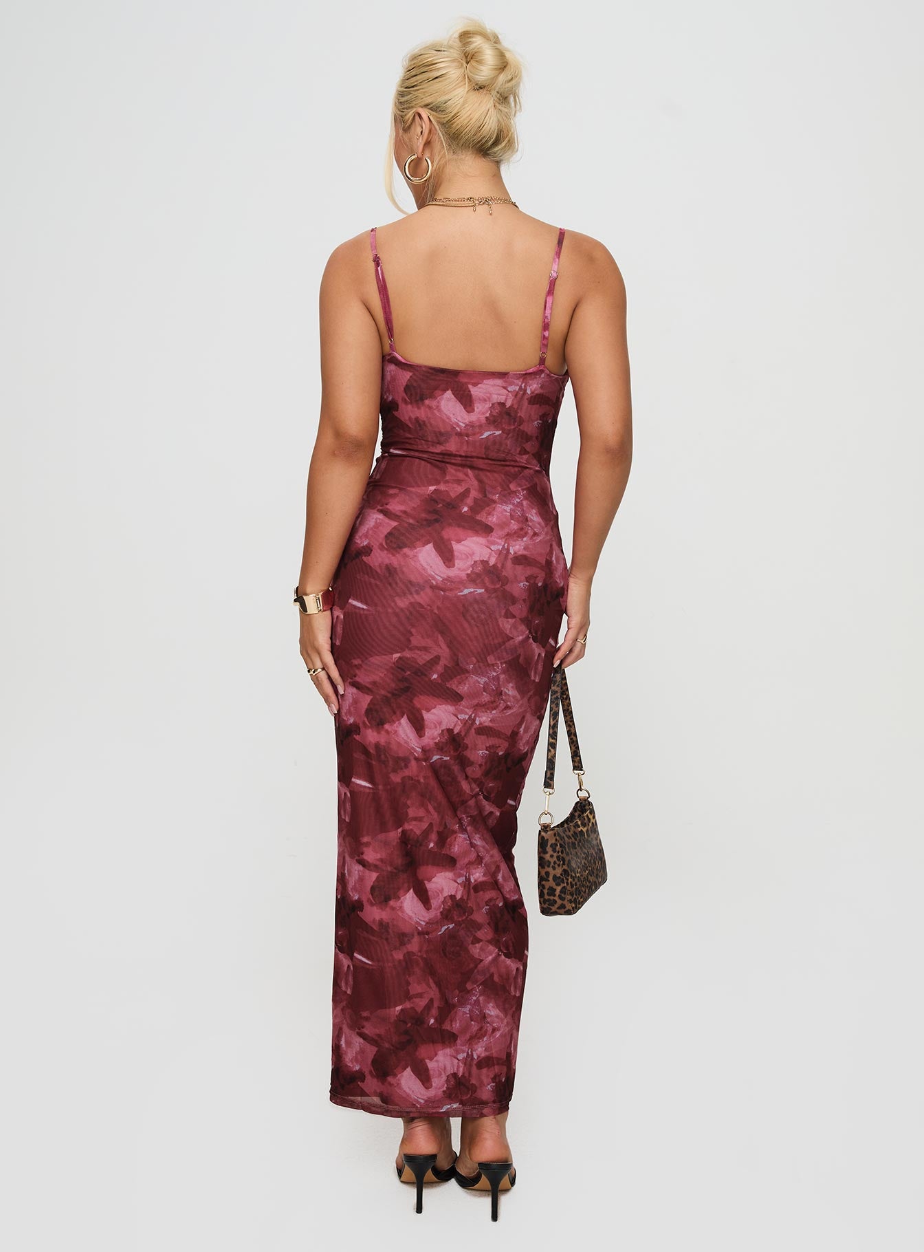 Hathaway Maxi Dress Burgundy Floral、mySite、solidvoid