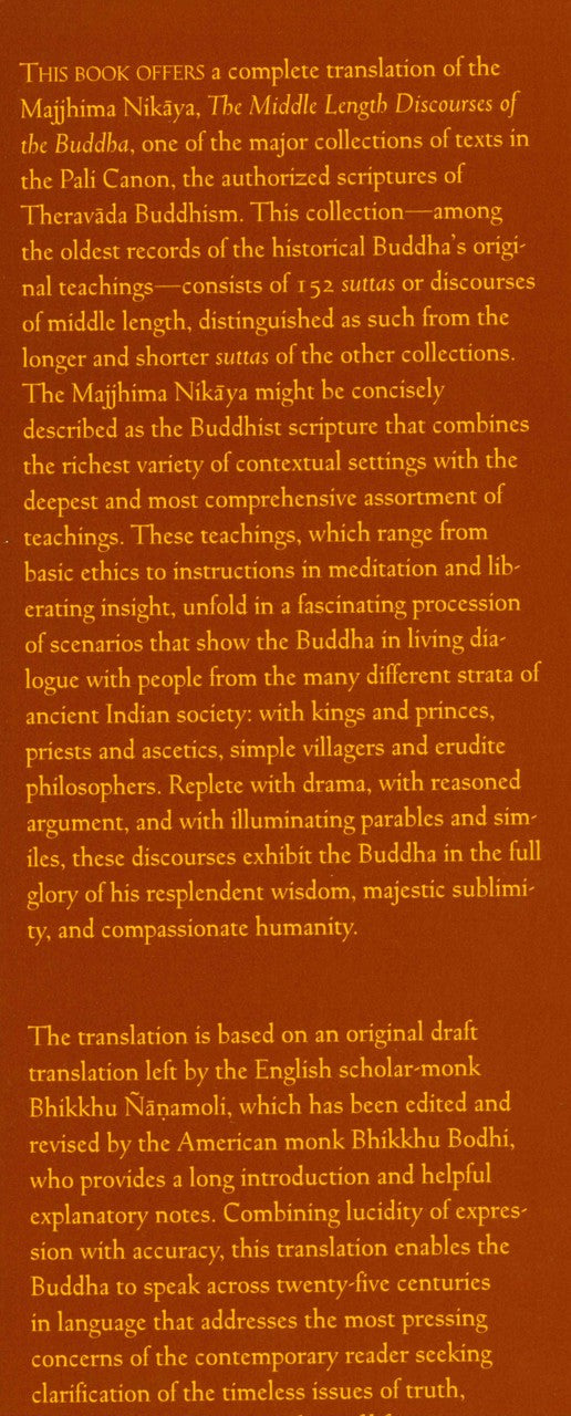 The Middle Length Discourses of the Buddha: A Translation of the Majjhima Nikaya (The Teachings of the Buddha)、mySite、topwebapps