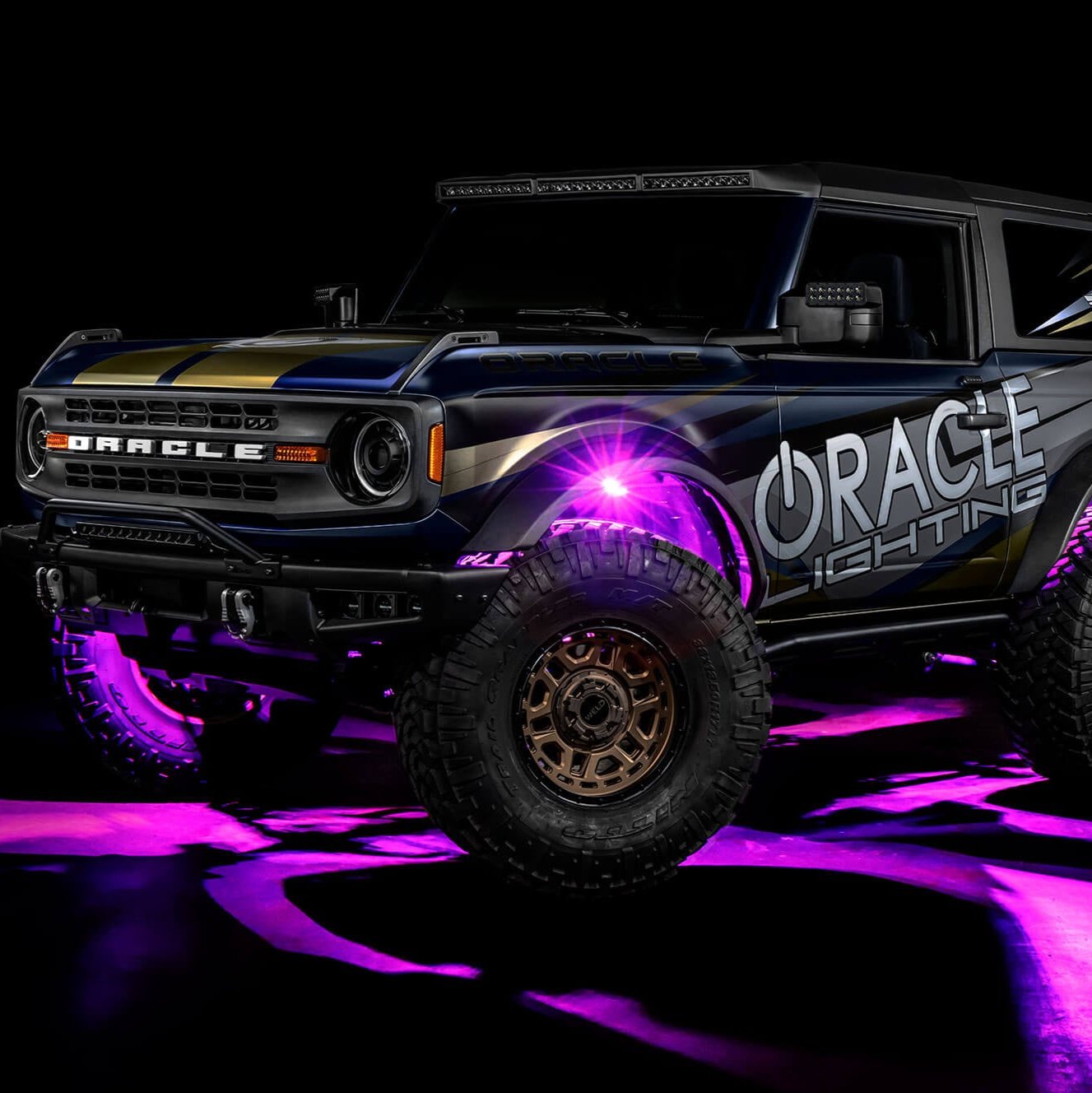 ORACLE Lighting ColorSHIFT RGB+W Underbody Wheel Well Rock Light Kit、mySite、nflplayoffbracketp