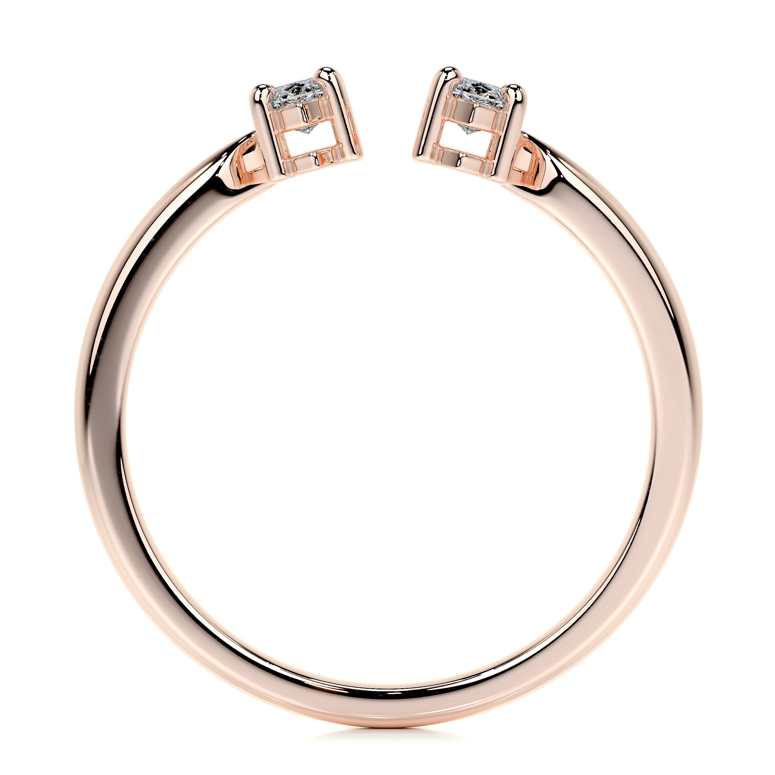 Celine Lab Grown Fashion Ring (0.36 Carat) -14K Rose Gold、mySite、hinf8tx79