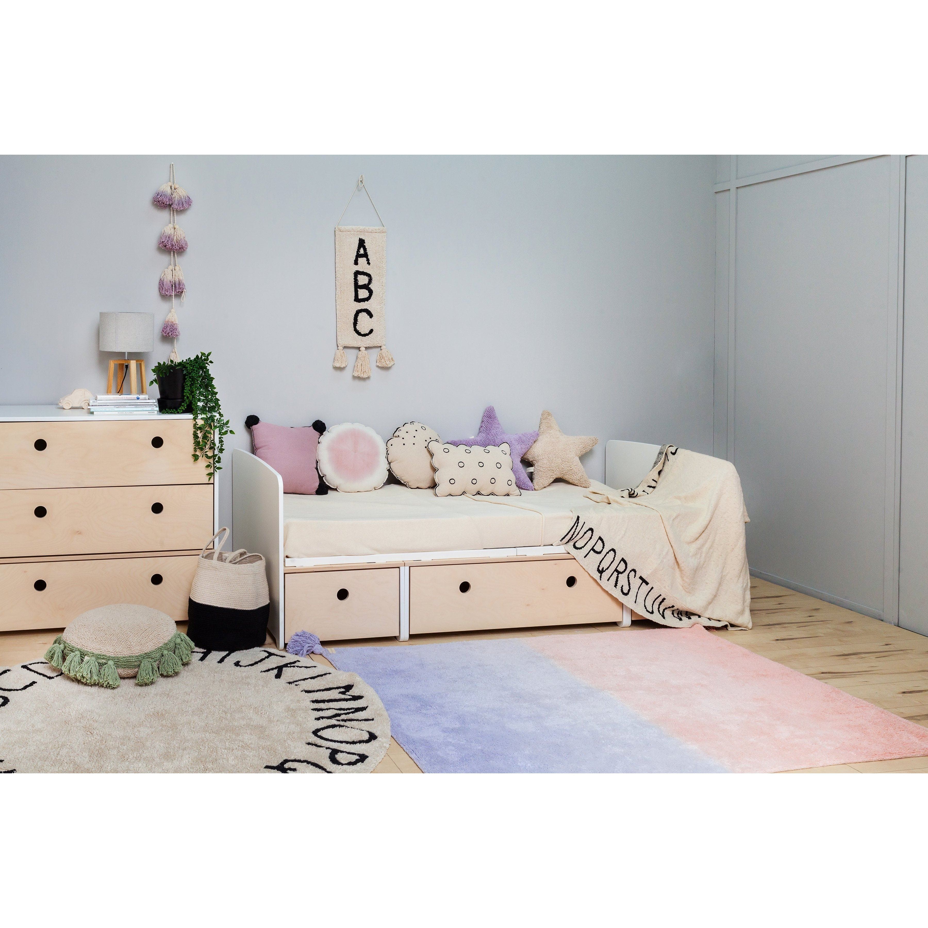 ABC Natural Black Knitted Baby Blanket、mySite、gigharbornorthrealestate