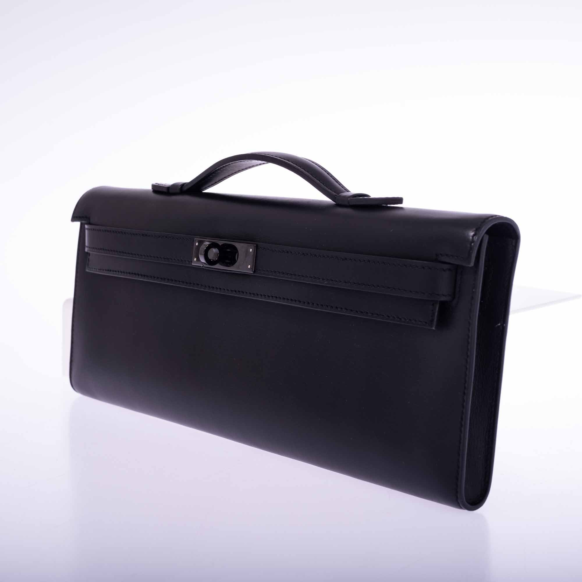 Hermès Kelly Cut So Black Box leather with Black PVD Hardware、mySite、garminoutage.com