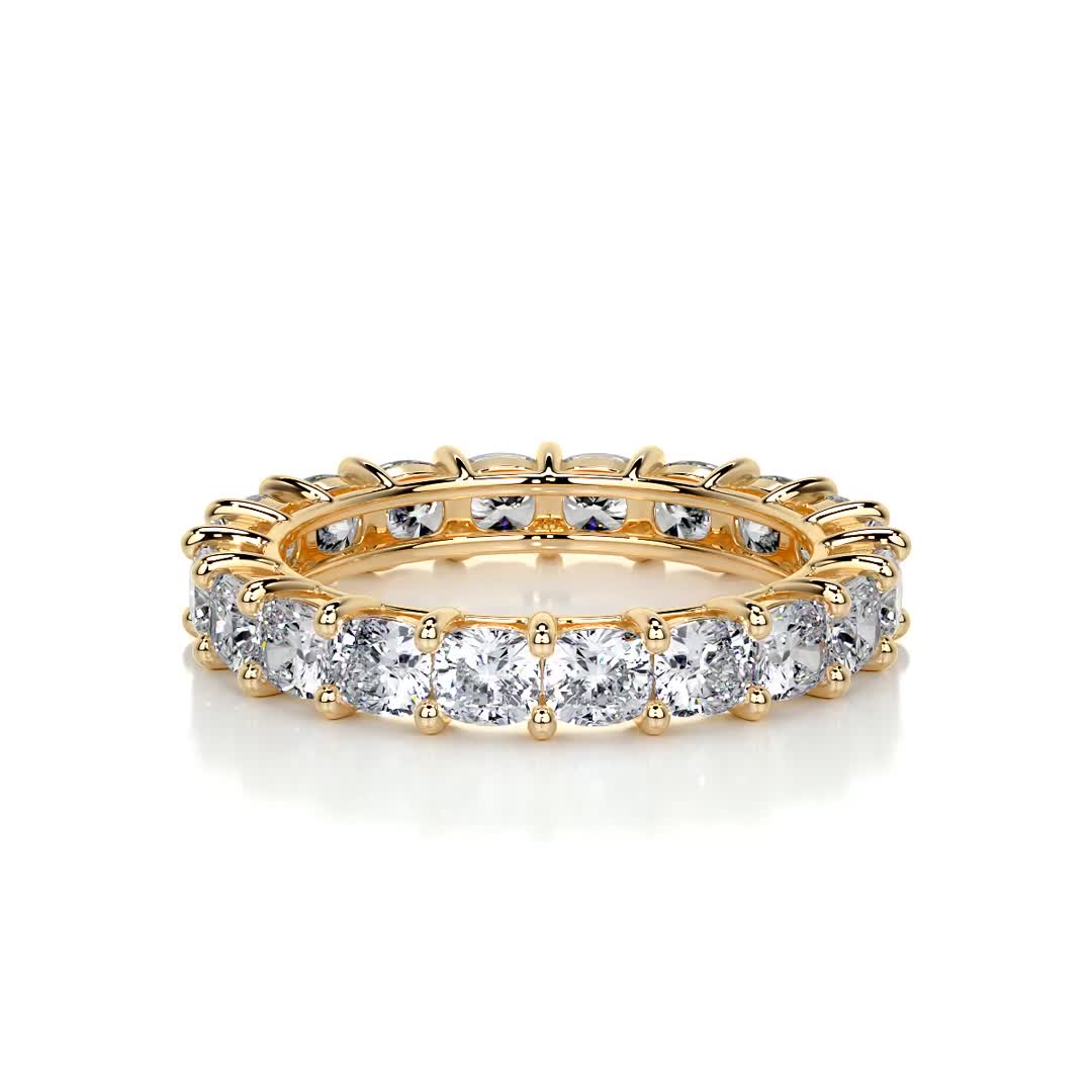 Dianna Lab Grown Diamond Wedding Ring -18K Yellow Gold、mySite、hinf8tx79