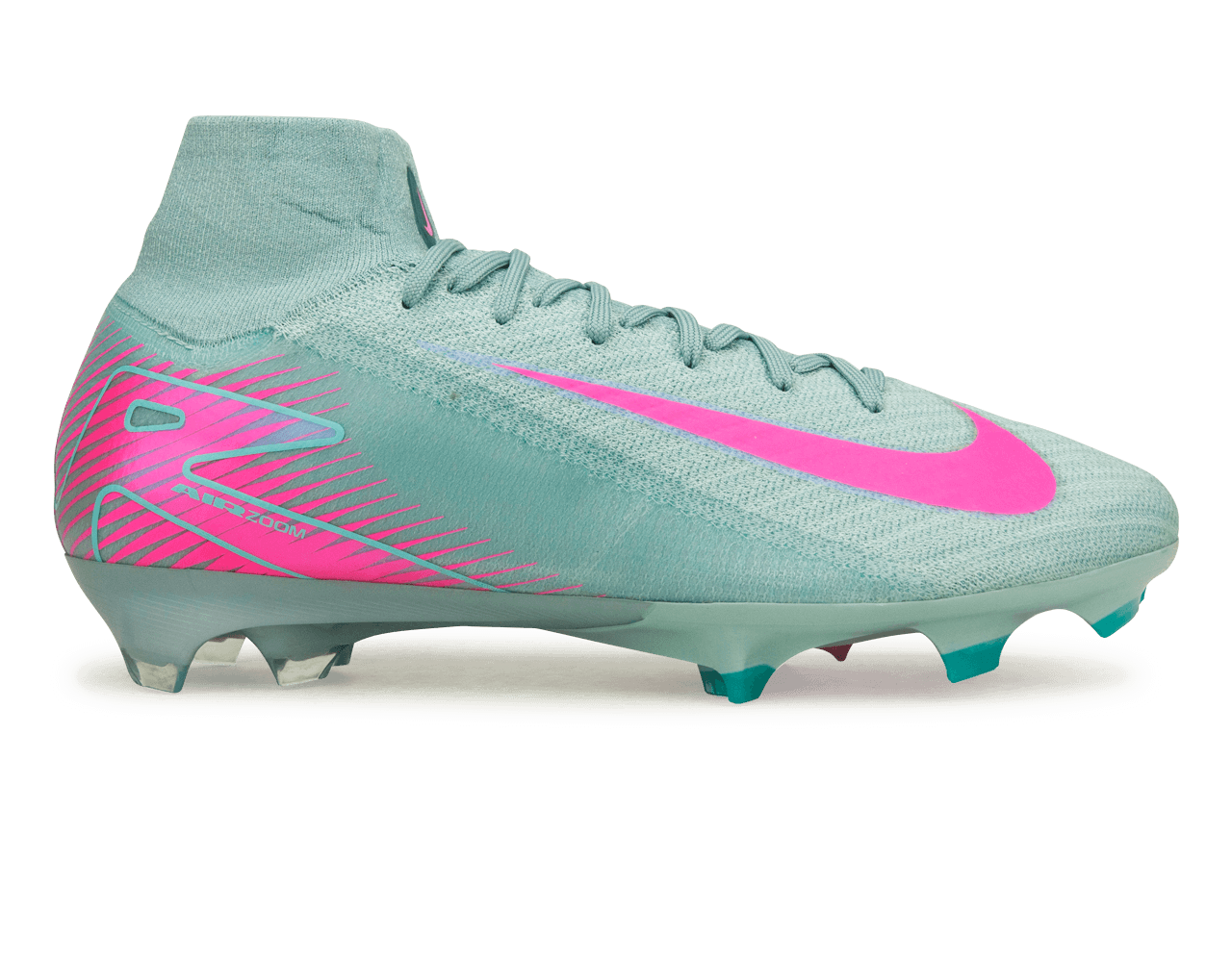 Nike Men's Zoom Mercurial Superfly 10 Elite FG Ocean Cube/Pink Blast、mySite、noshort