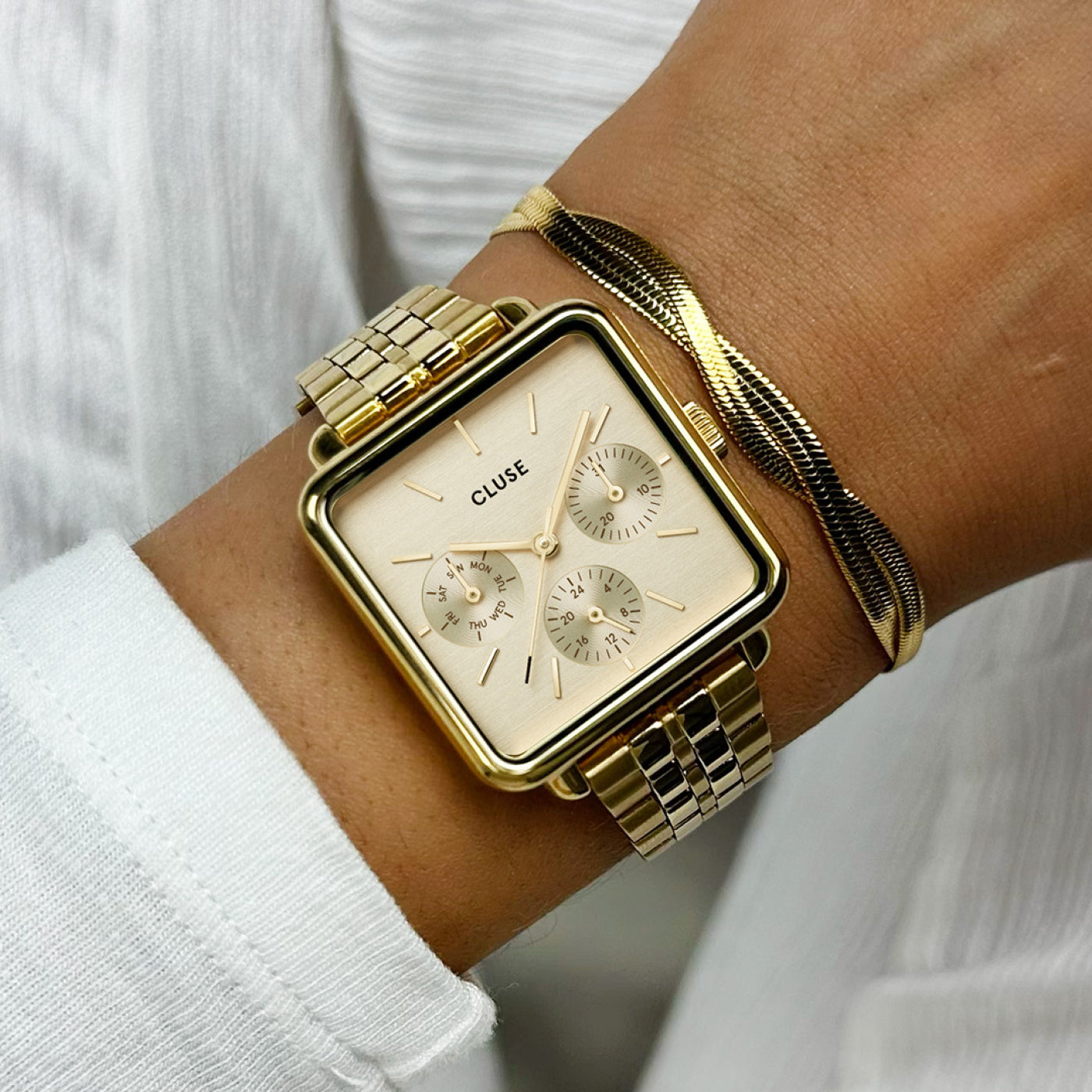 Strap 16 mm Steel 5-Link, Full Gold、mySite、botmansion