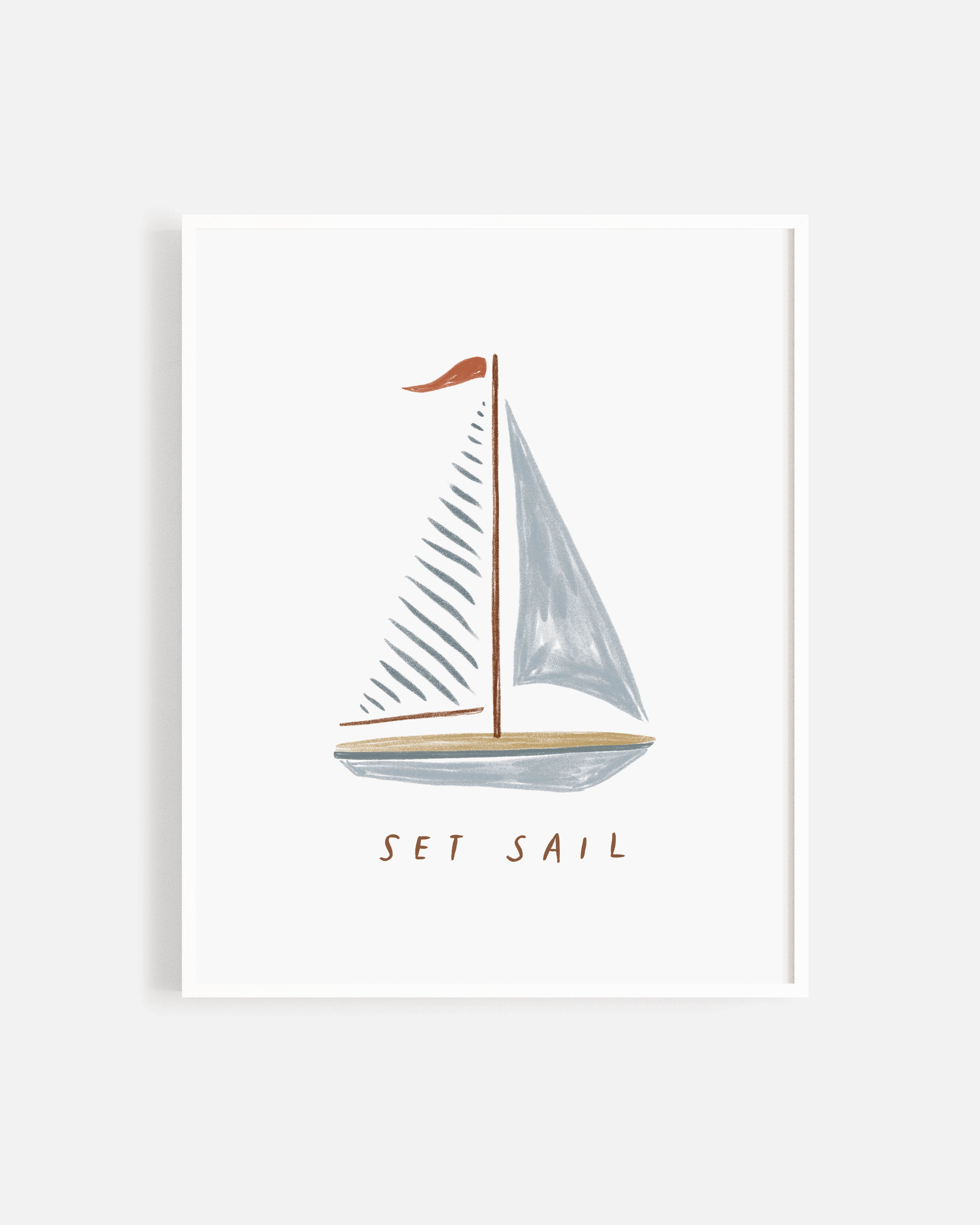  Art Print || Set Sail、mySite、layawaytickets