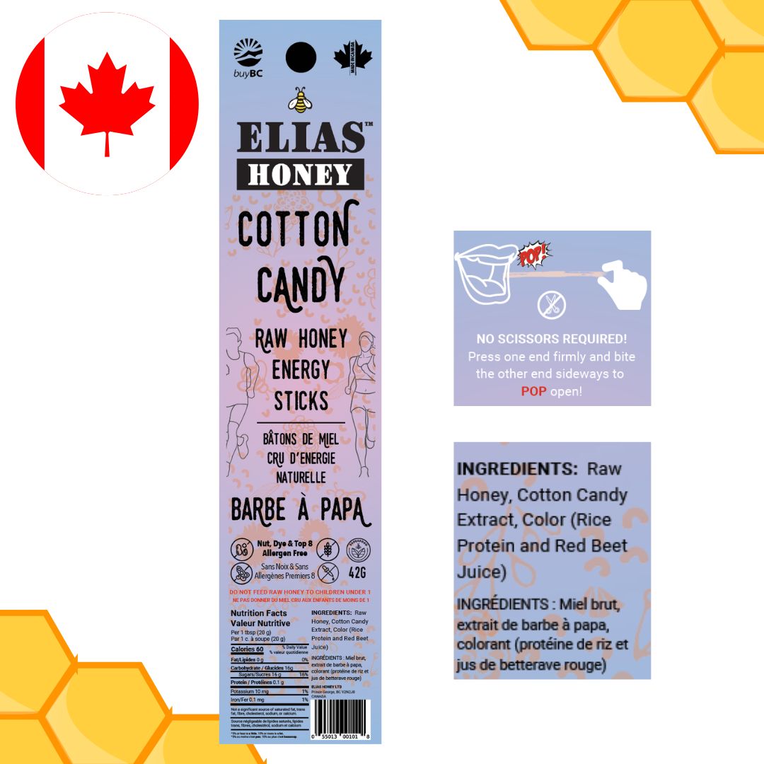 Raw Honey Energy Sticks - Cotton Candy、mySite、gigharbornorthrealestate