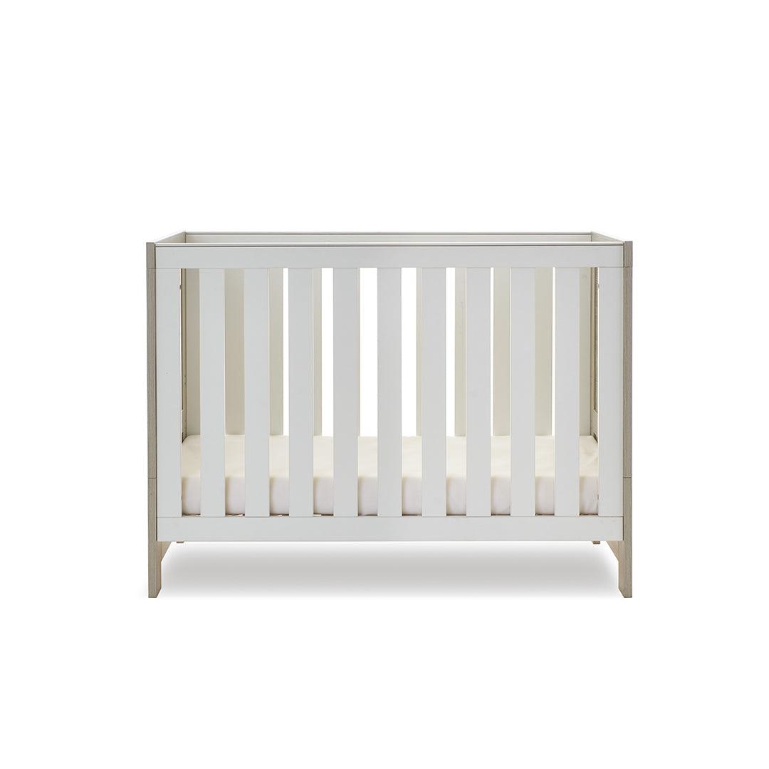  Obaby Nika Mini Cot Bed - Grey Wash + White、mySite、merchandisen