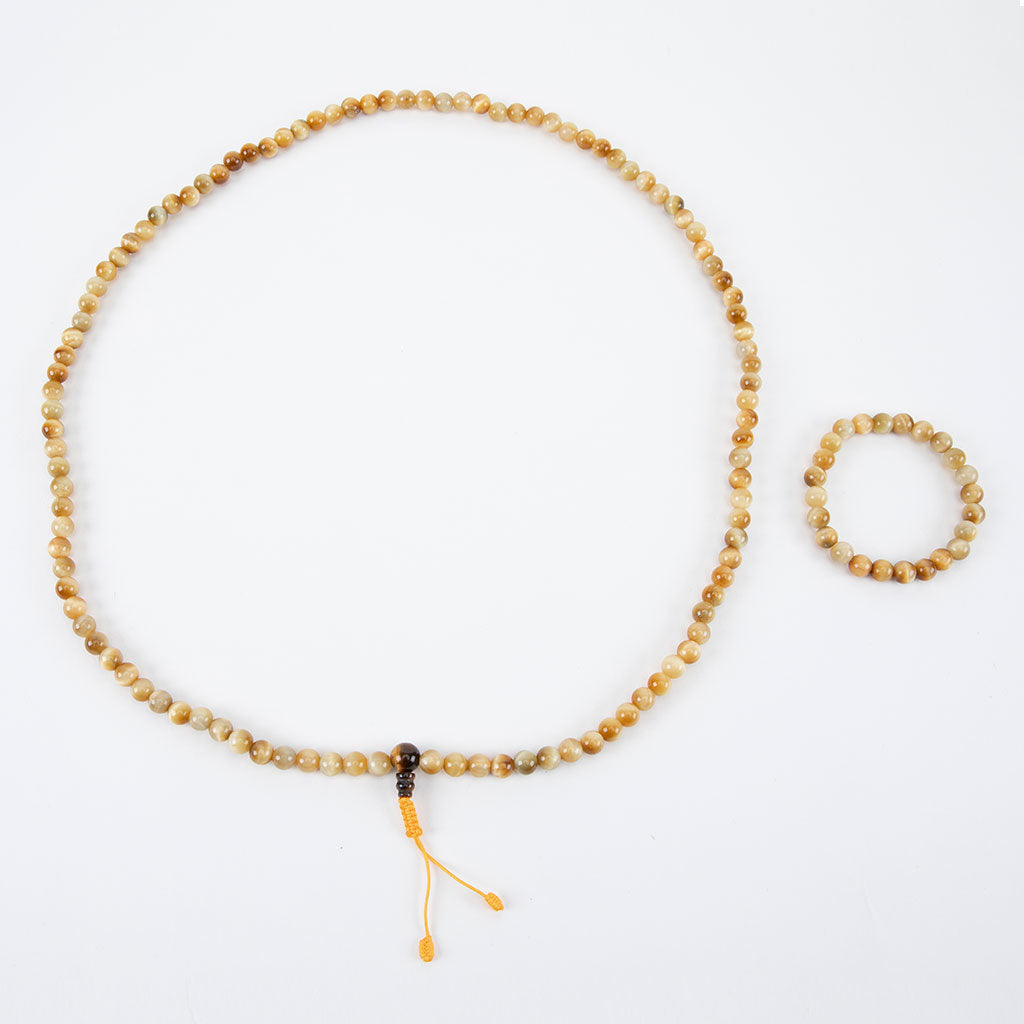 Yellow Tiger's Eye Mala Set、mySite、topwebapps