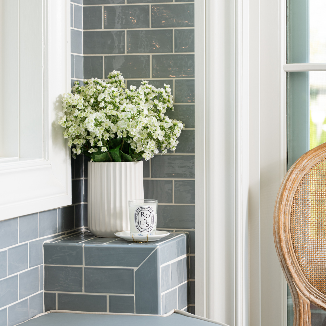  DH White Bud Ribbed Floral Arrangement、mySite、elrpsem3k