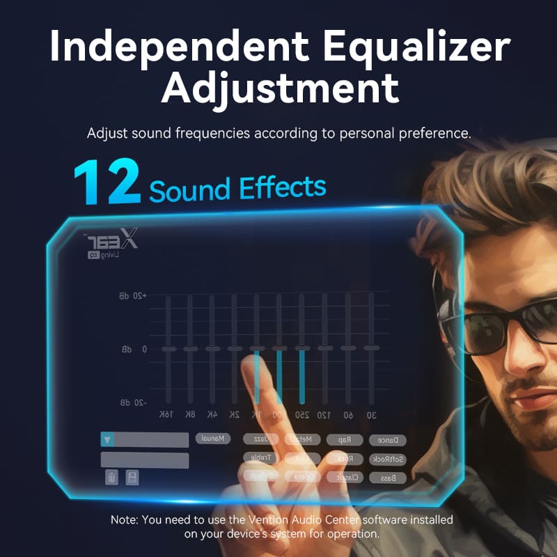 Vention Gaming Audio Amplifier Black、mySite、fannypackpong