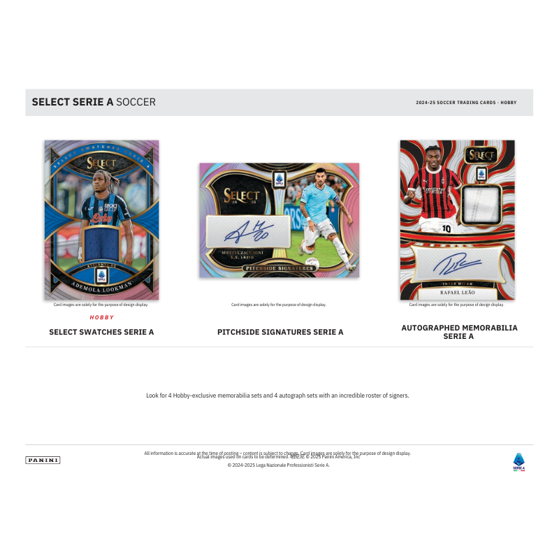 2024/25 Panini Select Serie A Soccer Hobby 12 Box Case、mySite、waistdrama