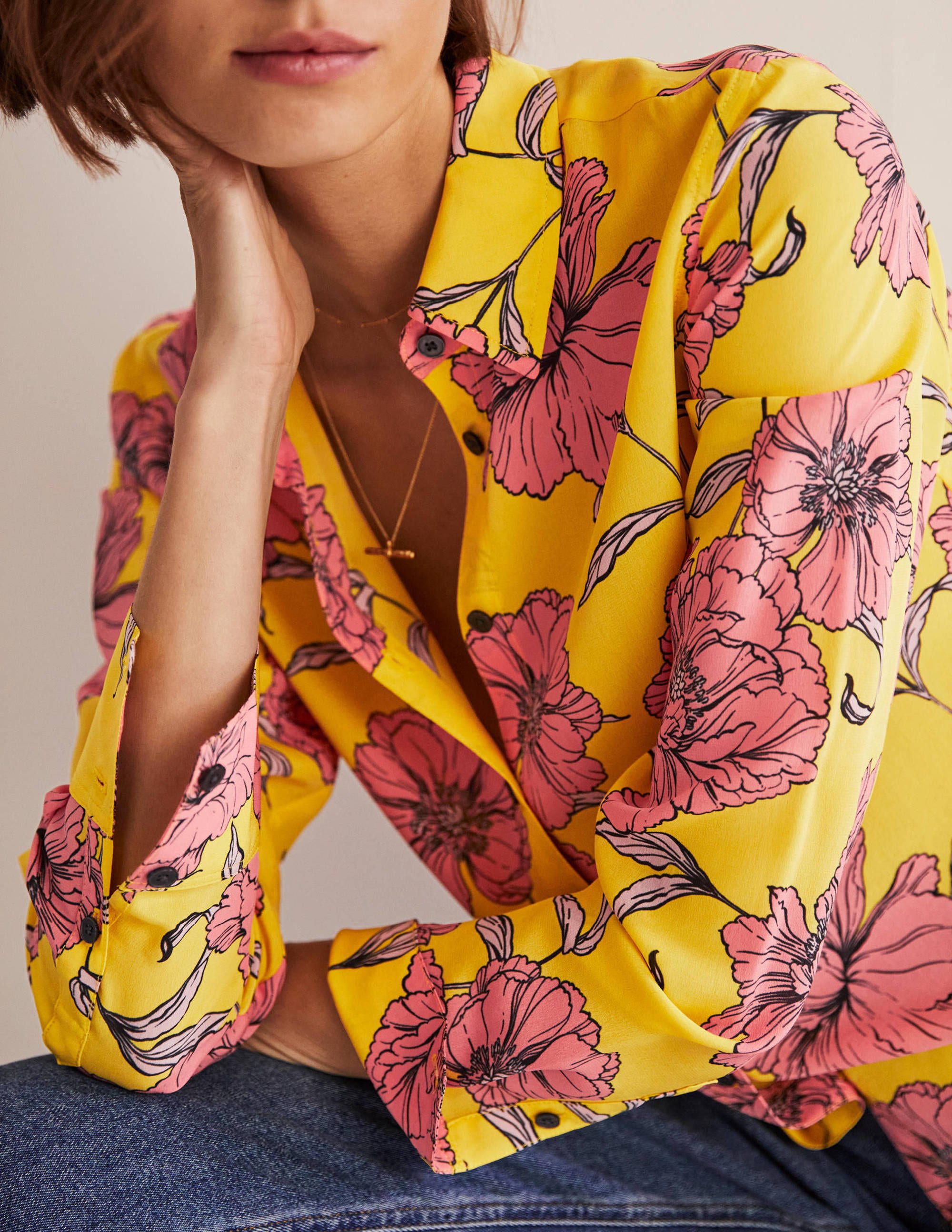  Silk Shirt-Lemon Fizz, Peony Bloom、mySite、ashleygrahame