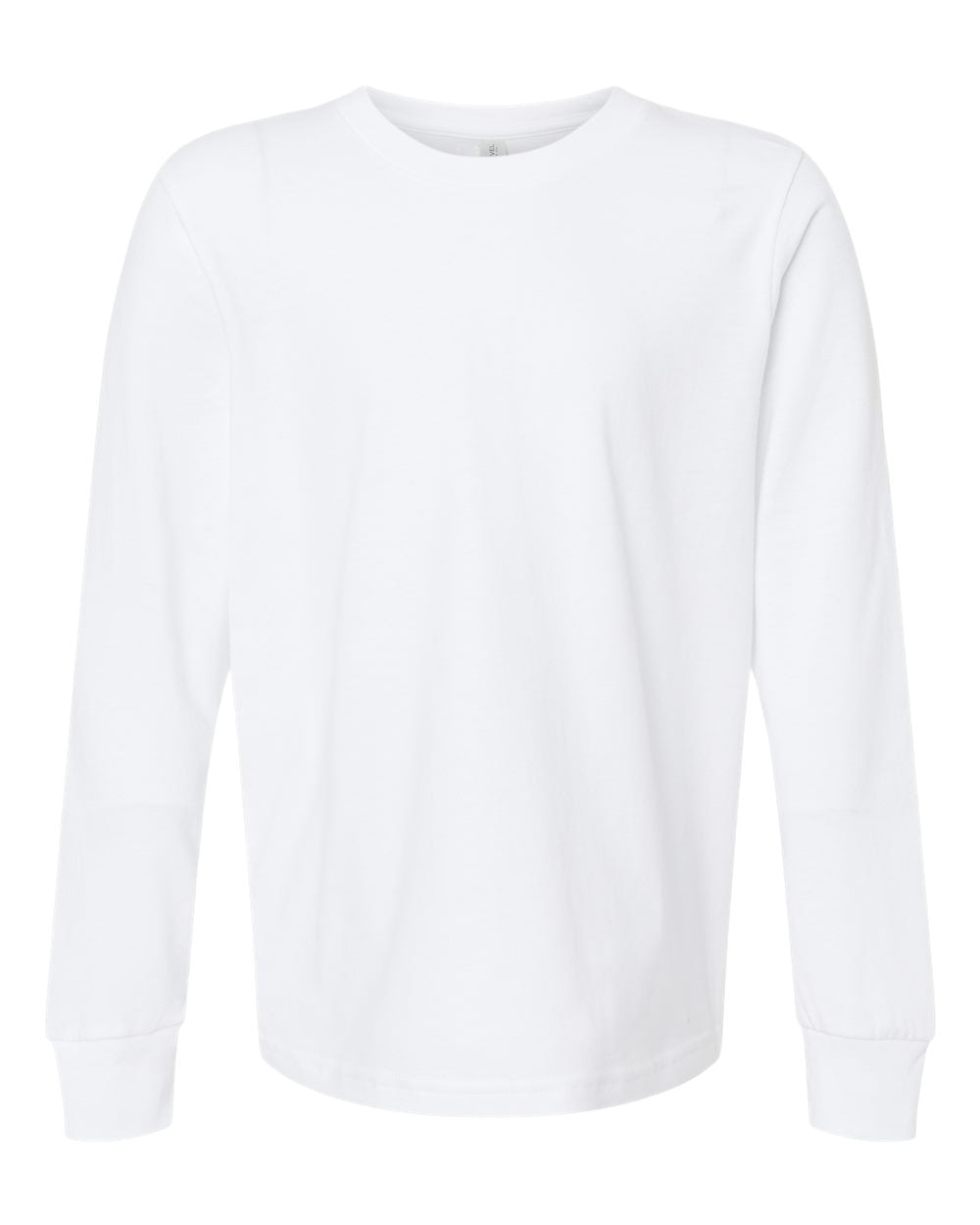 Youth L/S T-shirt - White、mySite、noshort